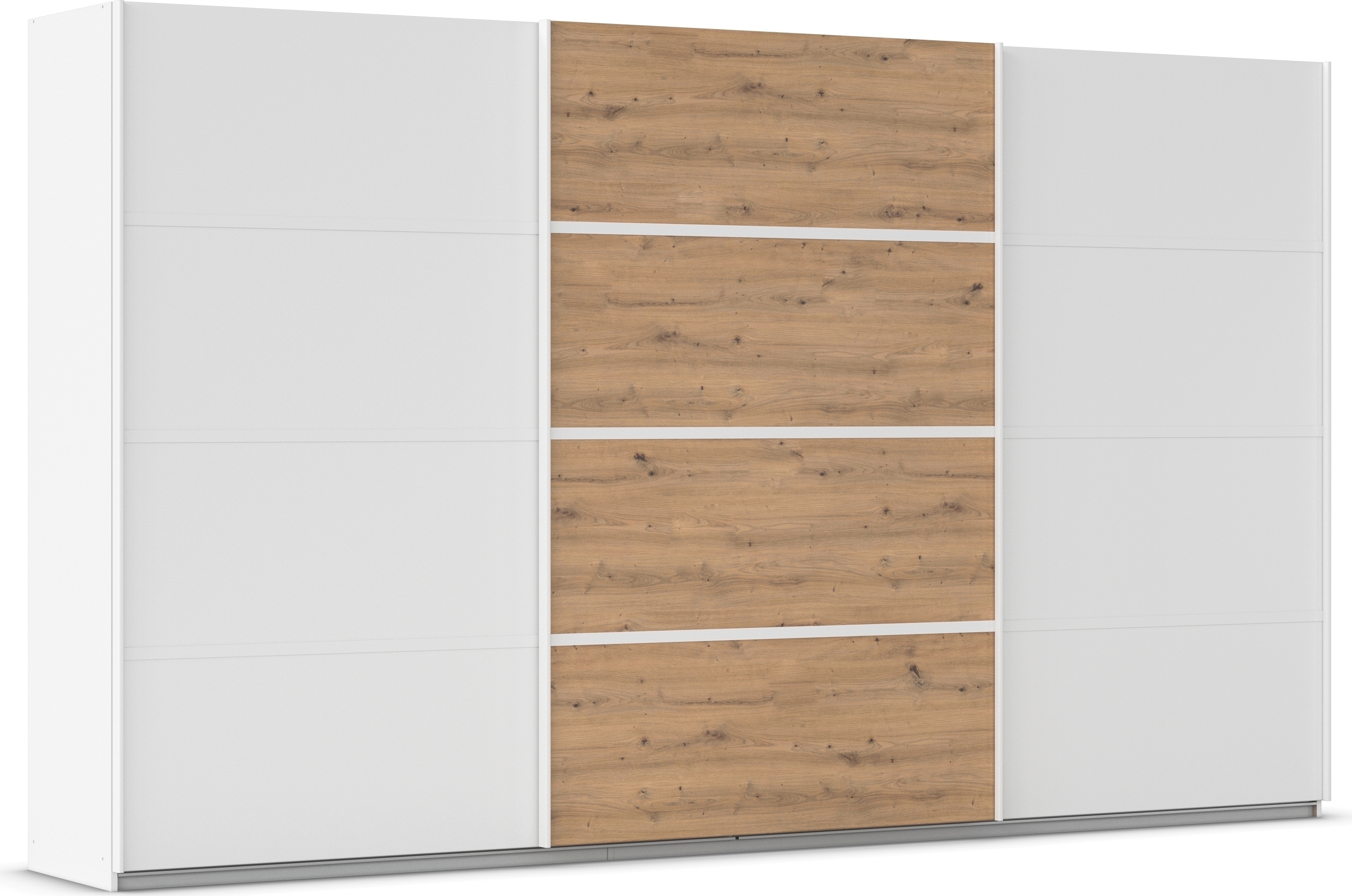 OTTO home Kleiderschrank "Mehrzweckschrank Aktenschrank Möbel Mietswohnung Schlafzimmer AVOLA" 3 verschiedene Ausstattungen BASIC/CLASSIC/PREMIUM (inkl. SOFT-CLOSE), mit eleganten Zierleisten in Chrom, Schwarz oder Weiß MADE IN GERMANY
