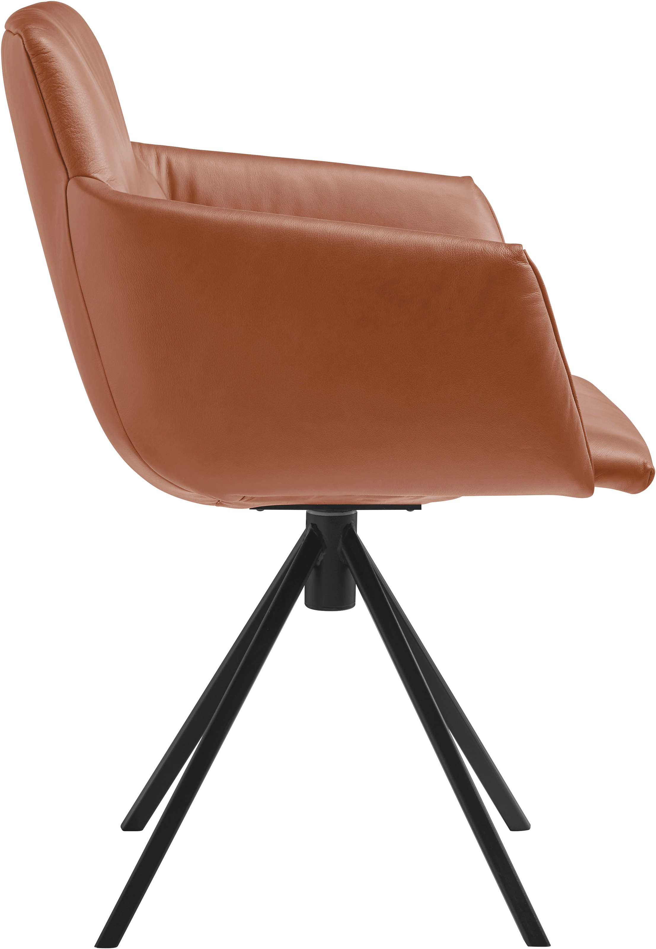 Musterring Polsterstuhl »JustB! SP500« () 1 Stk.mit Armlehne, wahlweise mit Drehfunktion, Stativgestell in schwarz