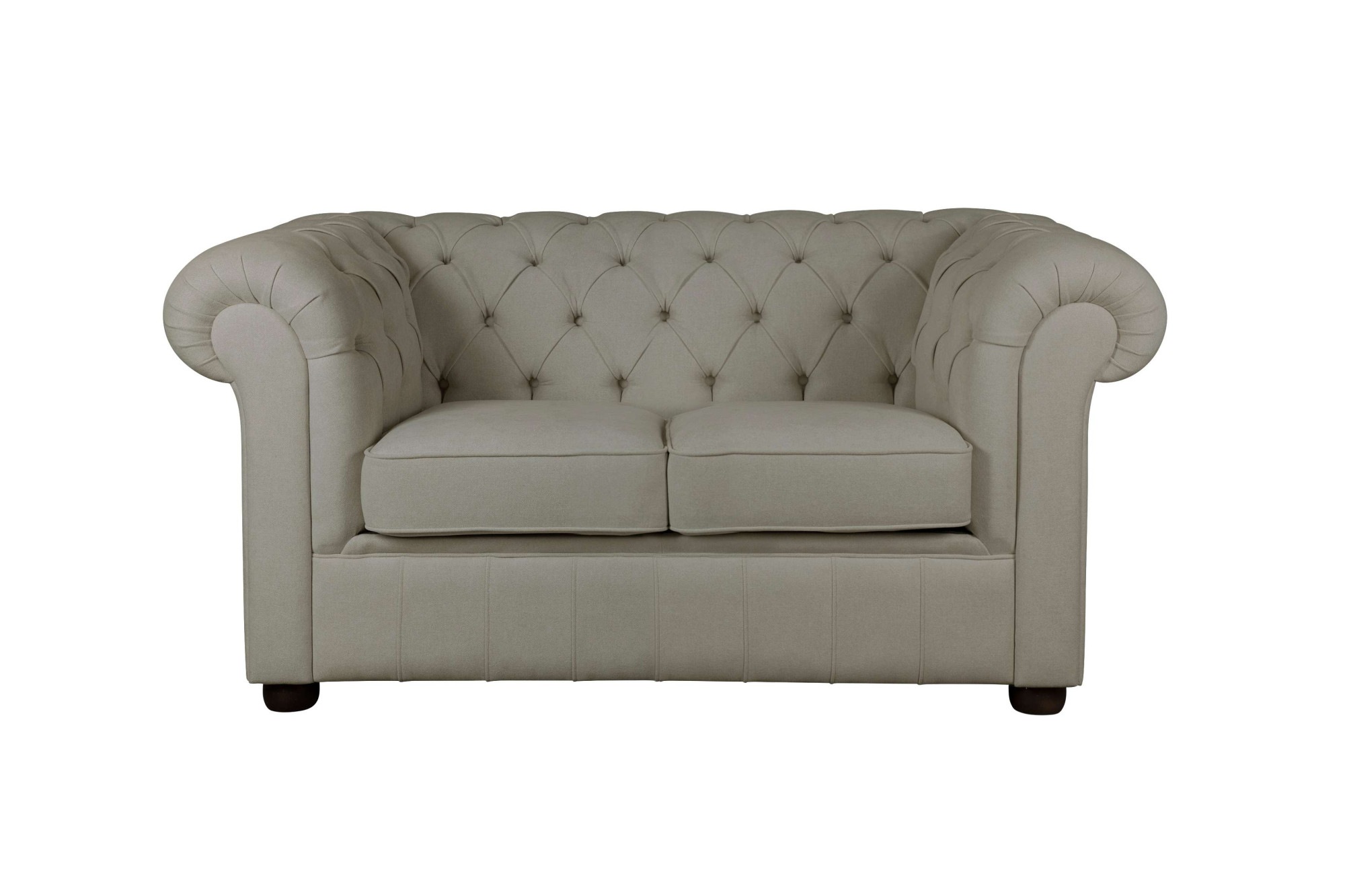 Home affaire 2-Sitzer »CHARENTE, Chesterfield-Sofa, Wellenfederung, Maße: B/T/H: 147/89/74 cm«, mit edler Knopfheftung und typischen Armlehnen