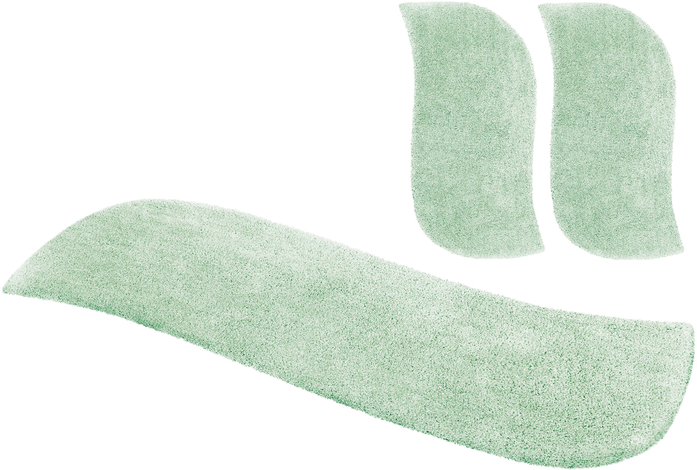 my home Hochflor-Bettumrandung "Desner" Höhe 35 mm 3 Stk. tlg. Mikrofaser, günstig online kaufen