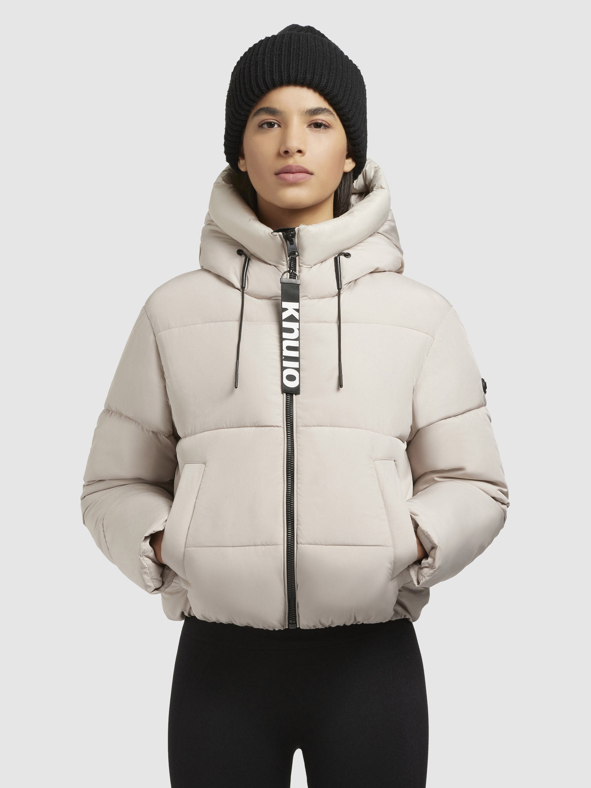 khujo Steppjacke »ELIDA«, mit Kapuze