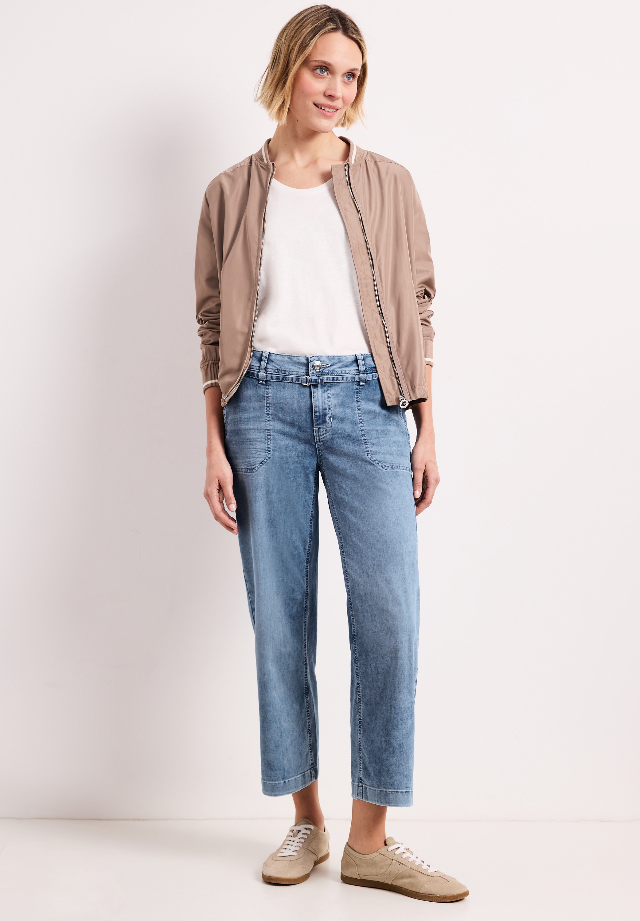 STREET ONE Loose-fit-Jeans Middle Waist