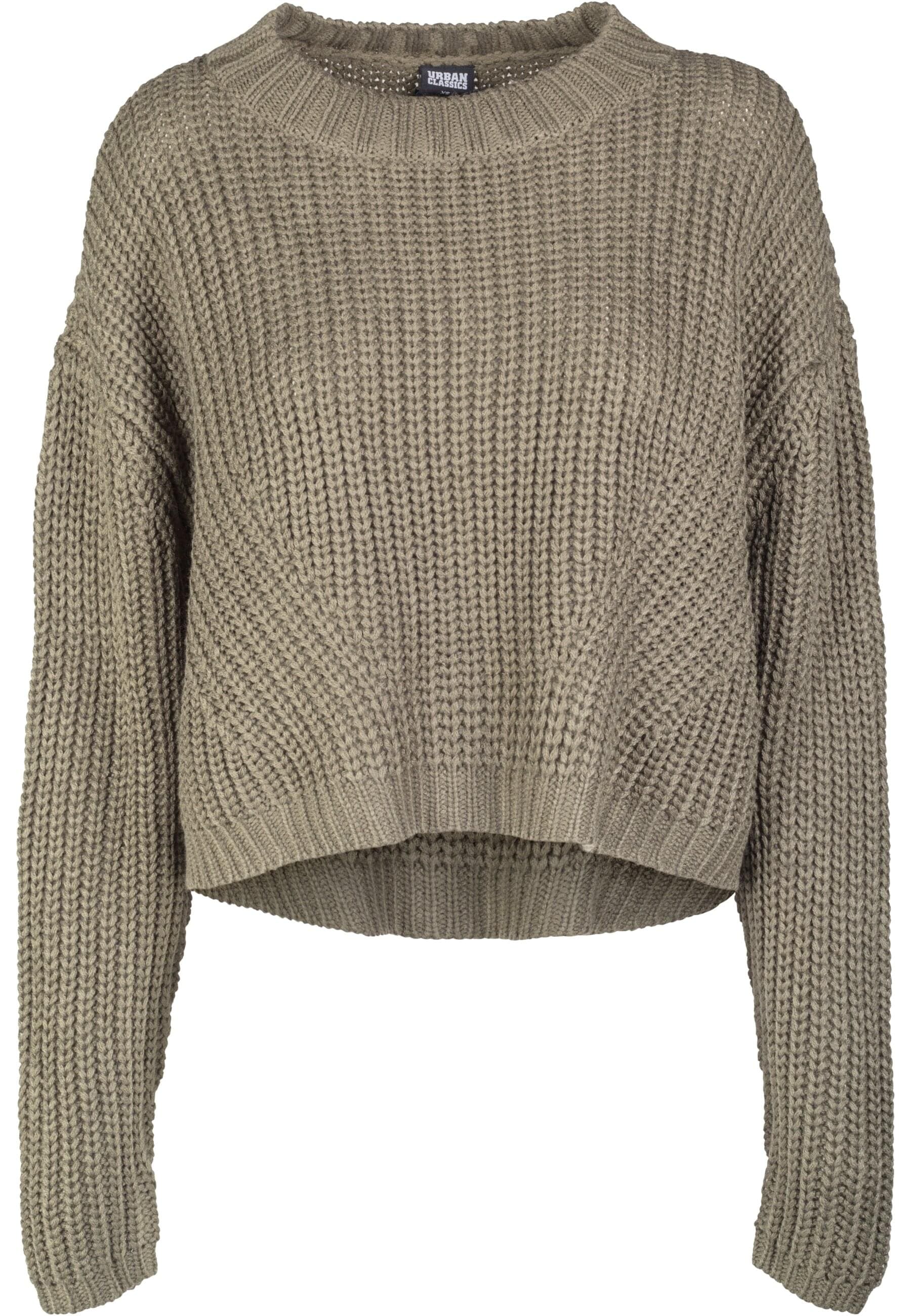 URBAN CLASSICS Rundhalspullover "Urban Classics Damen Ladies Wide Oversize Sweater"