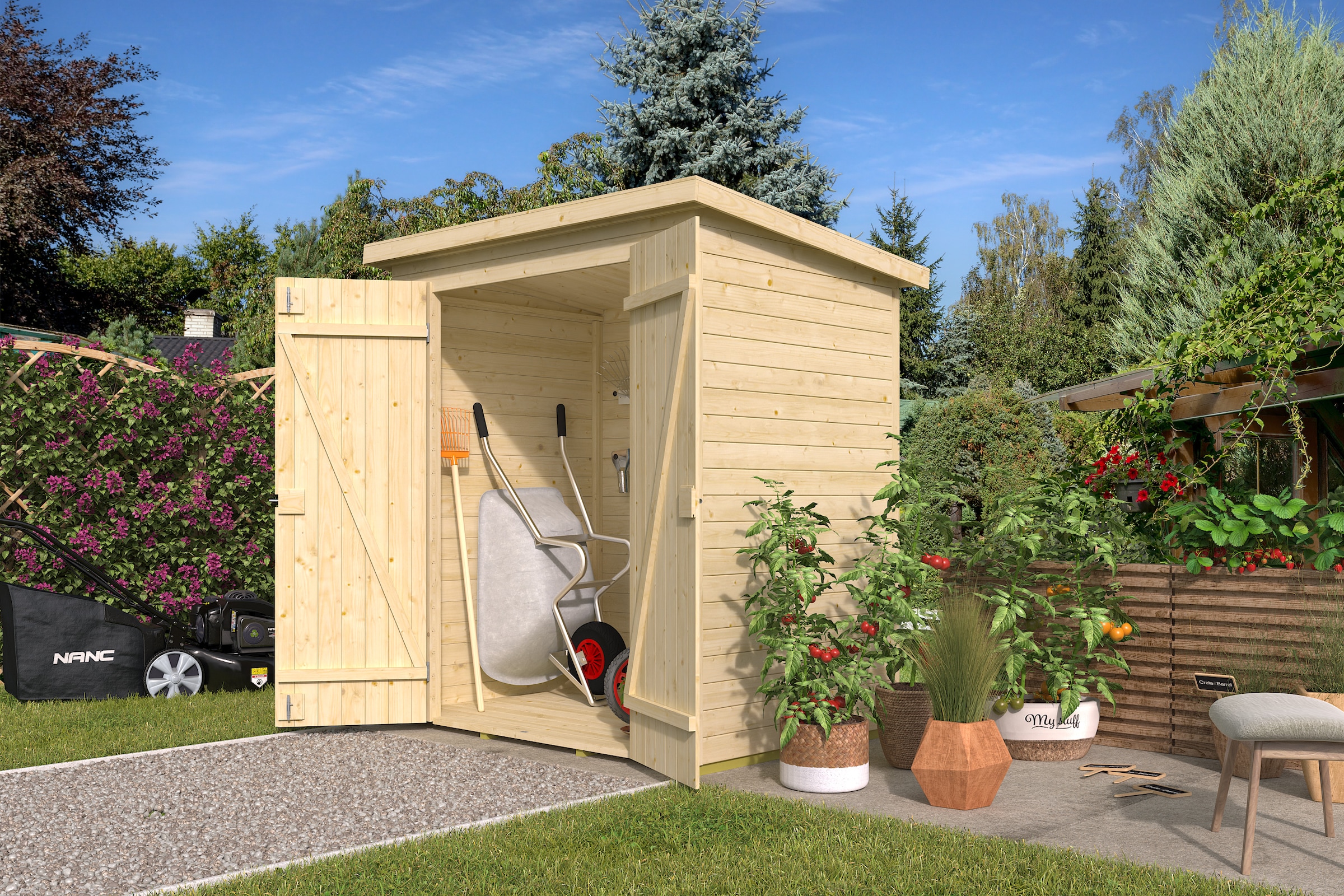 Nordic Holz Gartenhaus "Elementhaus KENT 2.2" günstig online kaufen
