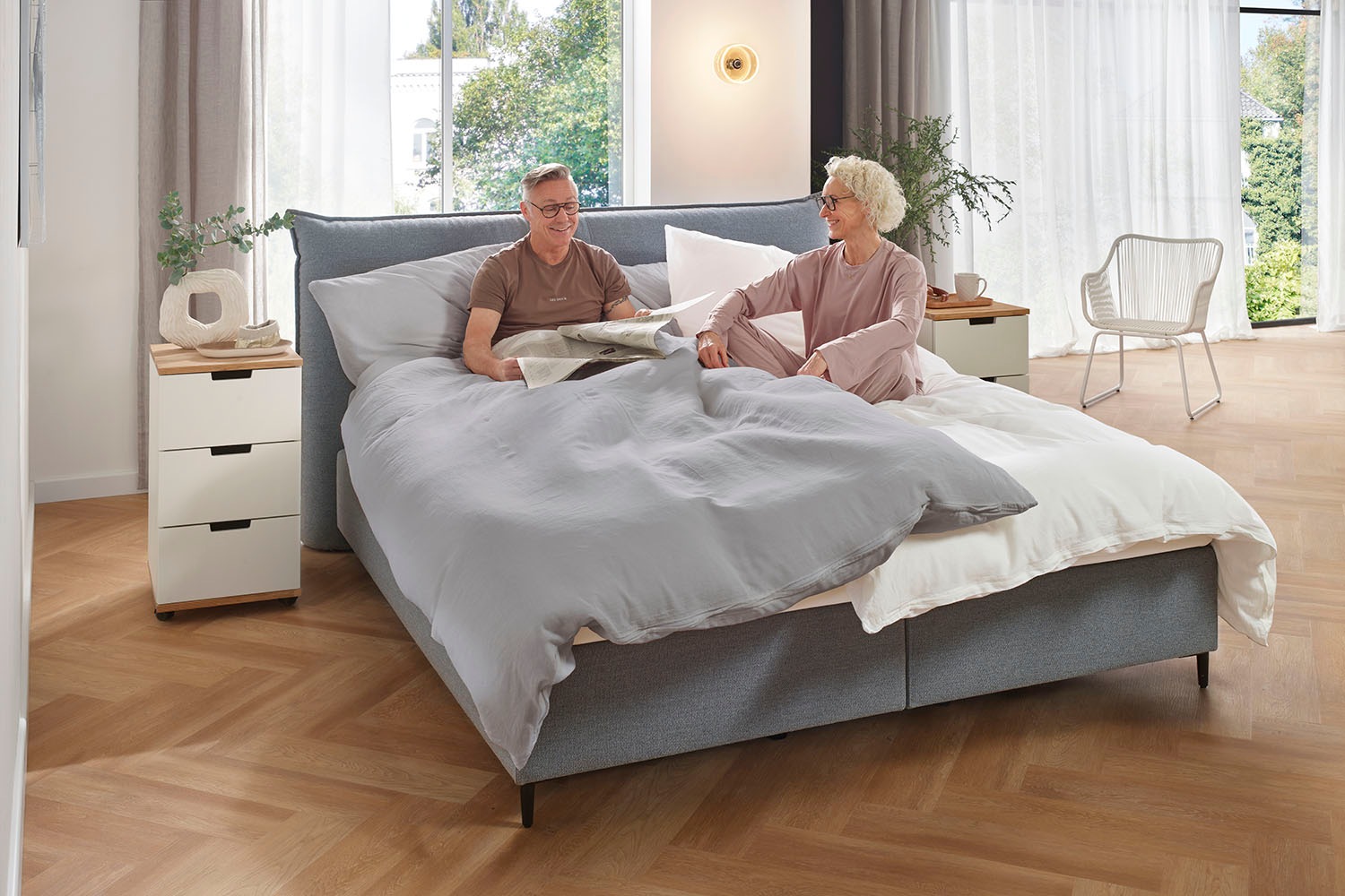 Primera Bettwäsche »Halbleinen-Bettwäsche« 2 tlg. tlg. Uni