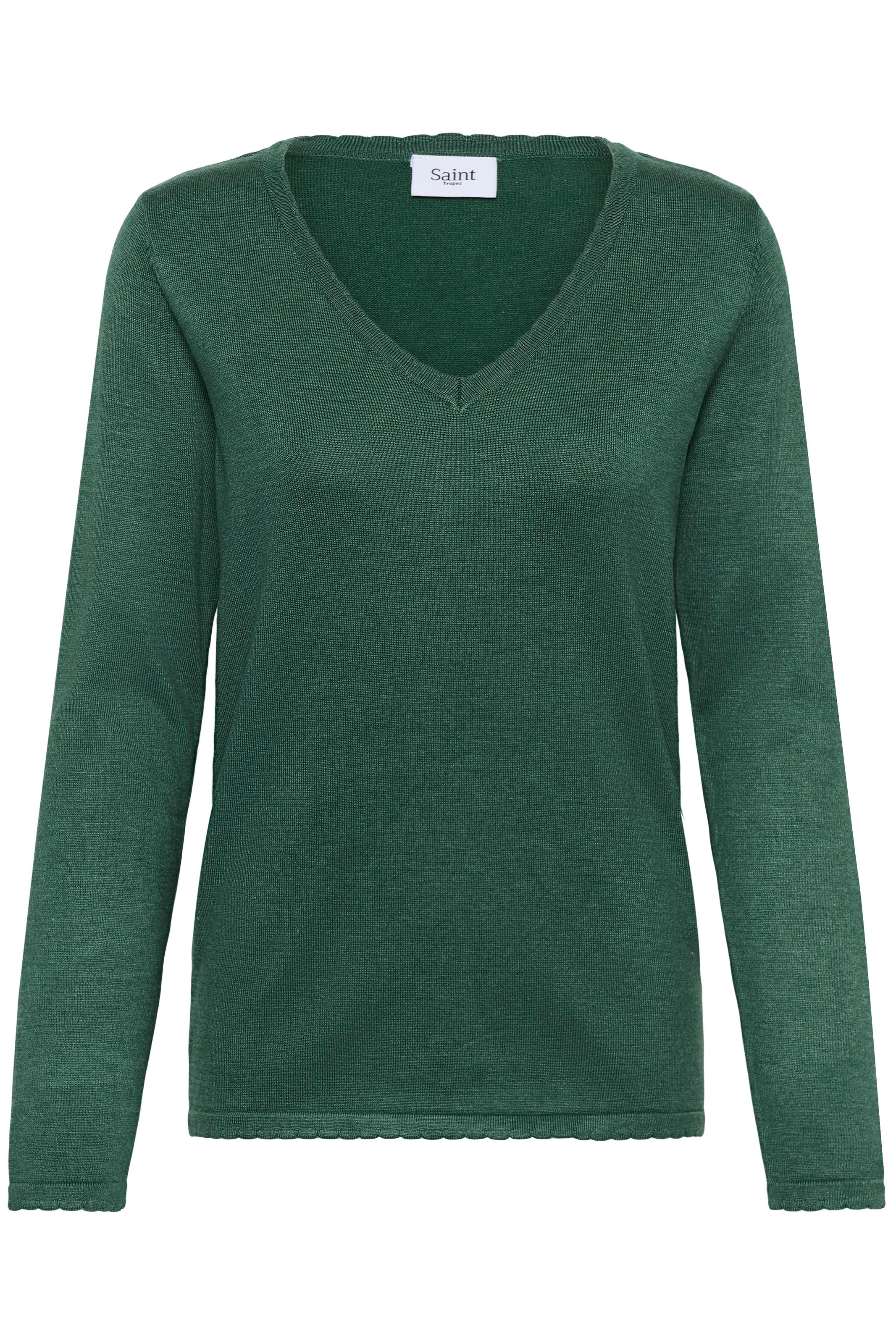 Saint Tropez Strickpullover "MilaSZ LS V-Neck Pullover" günstig online kaufen