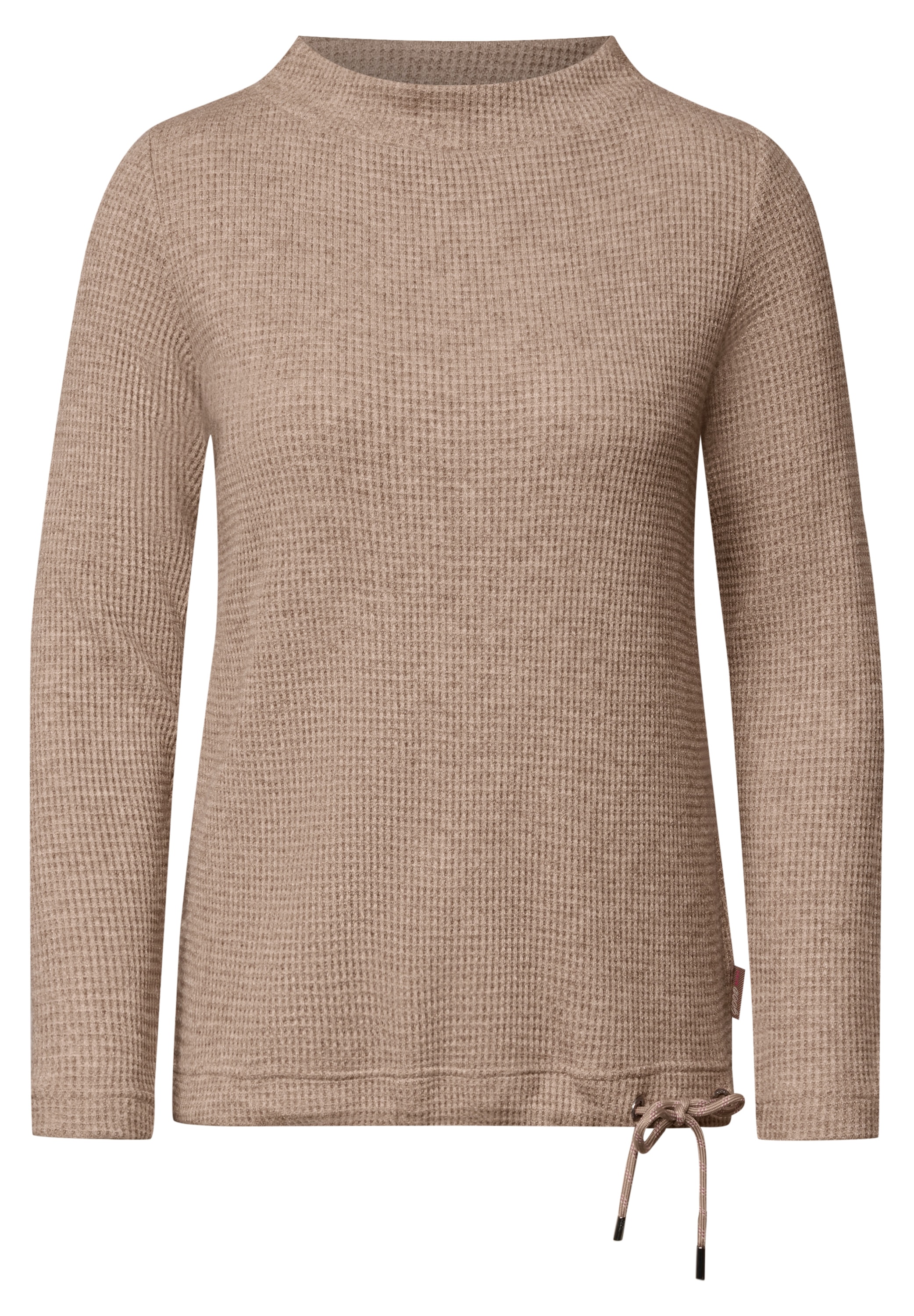Cecil Langarmshirt aus softem Materialmix