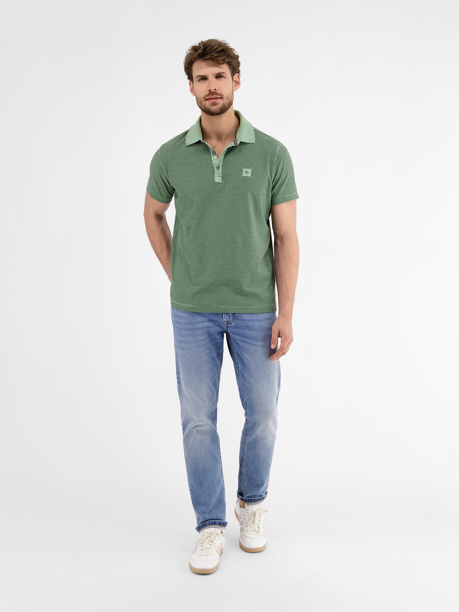 LERROS Poloshirt »LERROS Herren Poloshirt, gestreift«