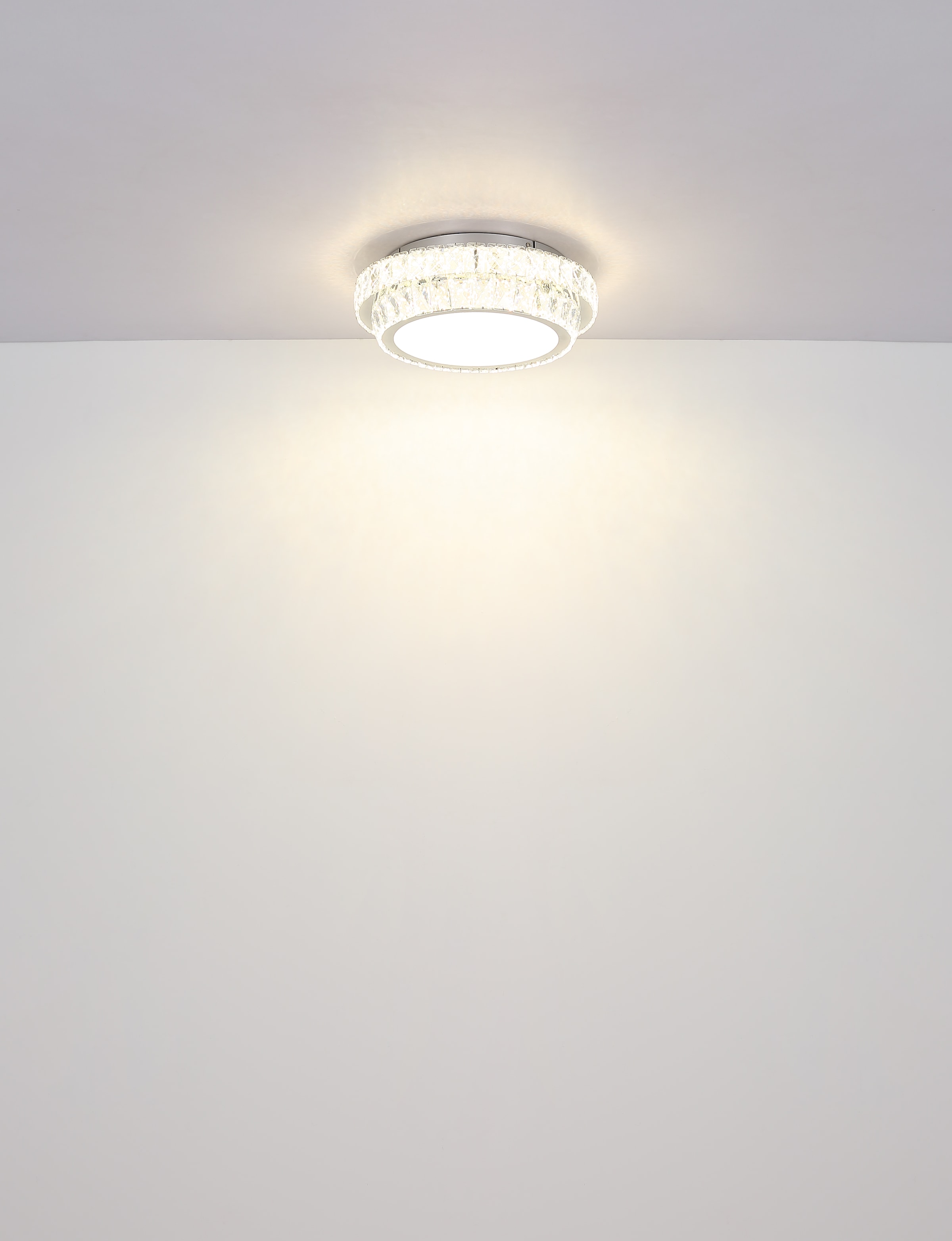 GLOBO LIGHTING LED Deckenleuchte »KLARA«, Leuchtmittel LED-Modul | LED fest integriert, Deckenlampe/Kristalle/Nachtlicht/Farben fixierbar/elegant