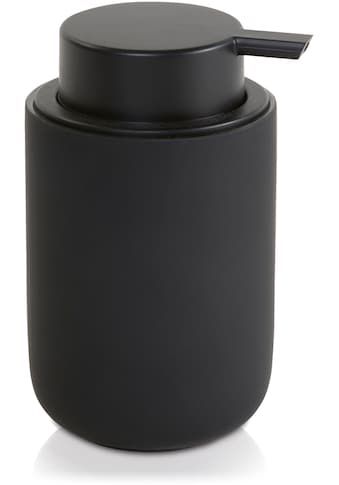 Seifenspender »Black Velvet«, Keramik beschichtet, 190 ml