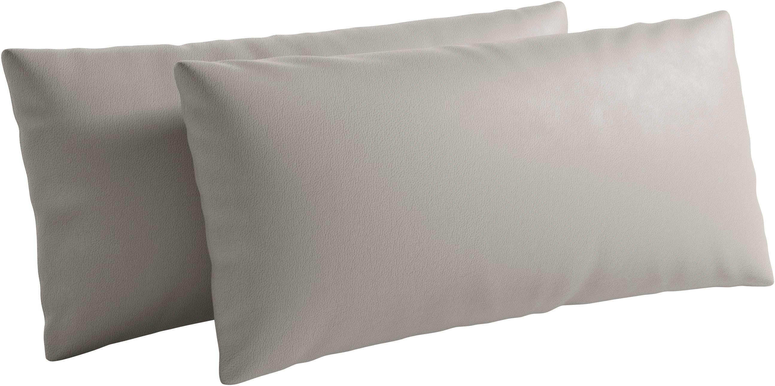 sit&more Sofakissen "Vanity Leder, 3er Set, B: 60 cm"