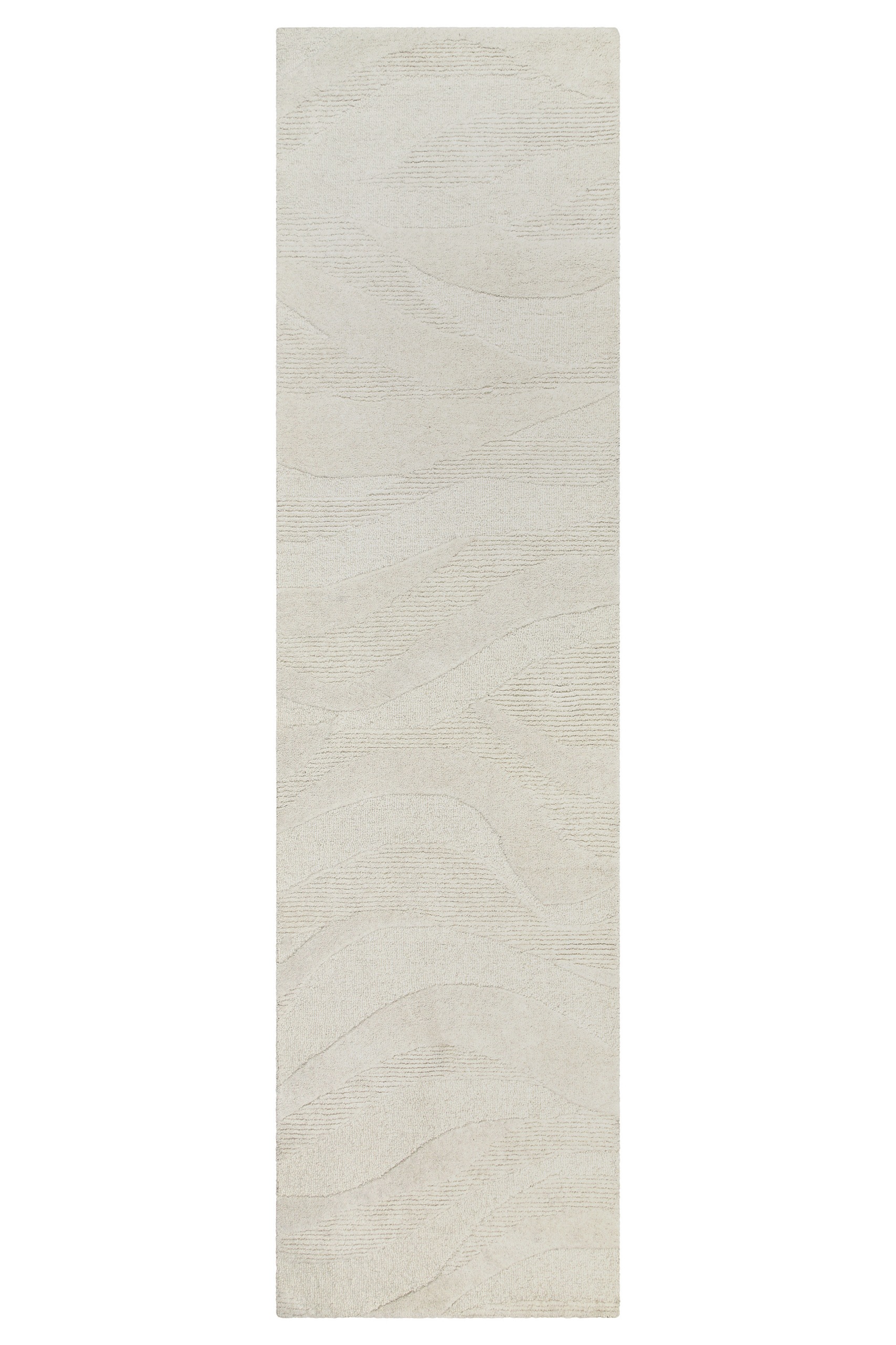 Wecon home Wollteppich »Hamptons THIRTYFOUR«, rechteckig, 15 mm Höhe, Läufer, Schurwolle, Kurzflor, Wohnzimmer, Schlafzimmer, Wellen