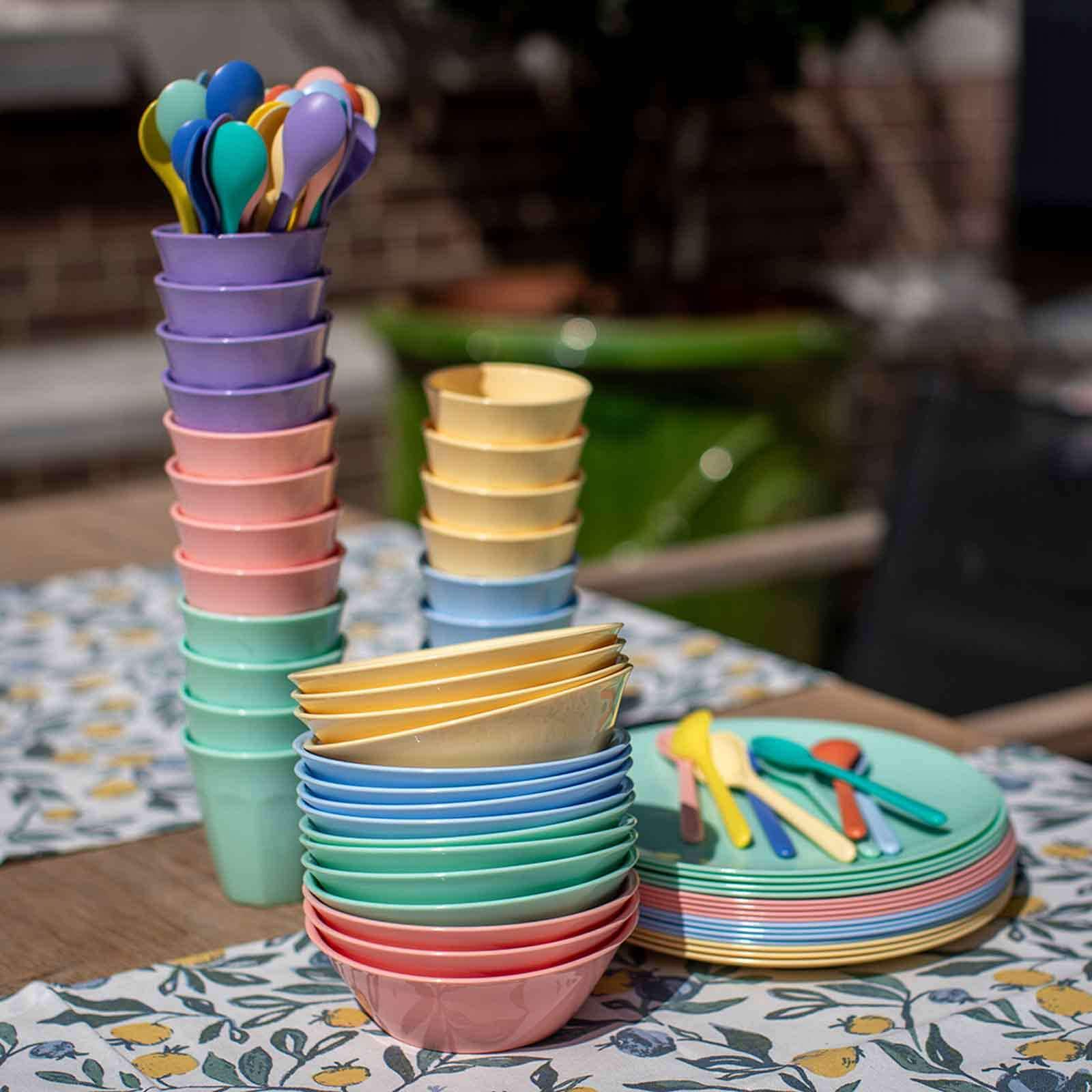 KOZIOL Geschirr-Set »Geschirrset Nora Set Macarons 16er Set bunt«