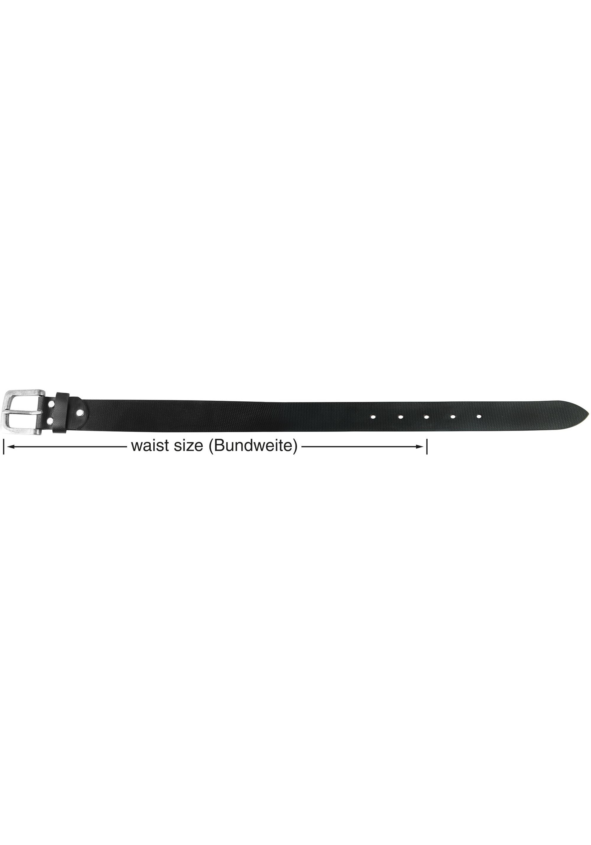Leonardo Verrelli Ledergürtel »hochwertiges Echt Leder, schwarz, 90 cm - 130 cm (Bundbreite)«