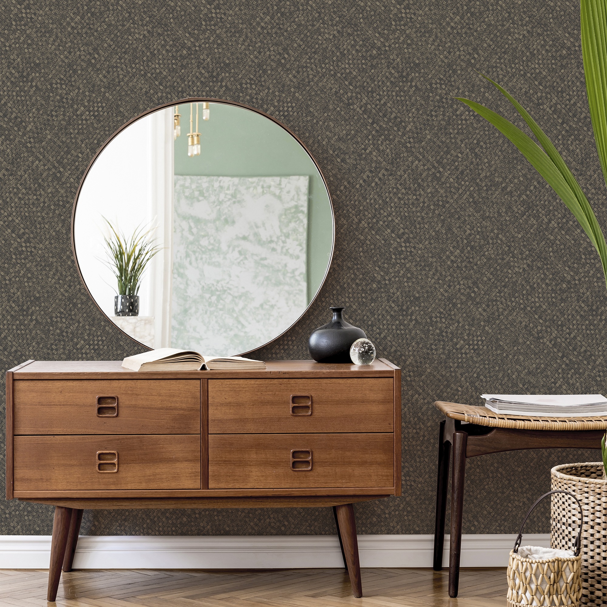 Easy Decor Vliestapete "3D Textur Effekt" Holz texturiert Design Tapeten