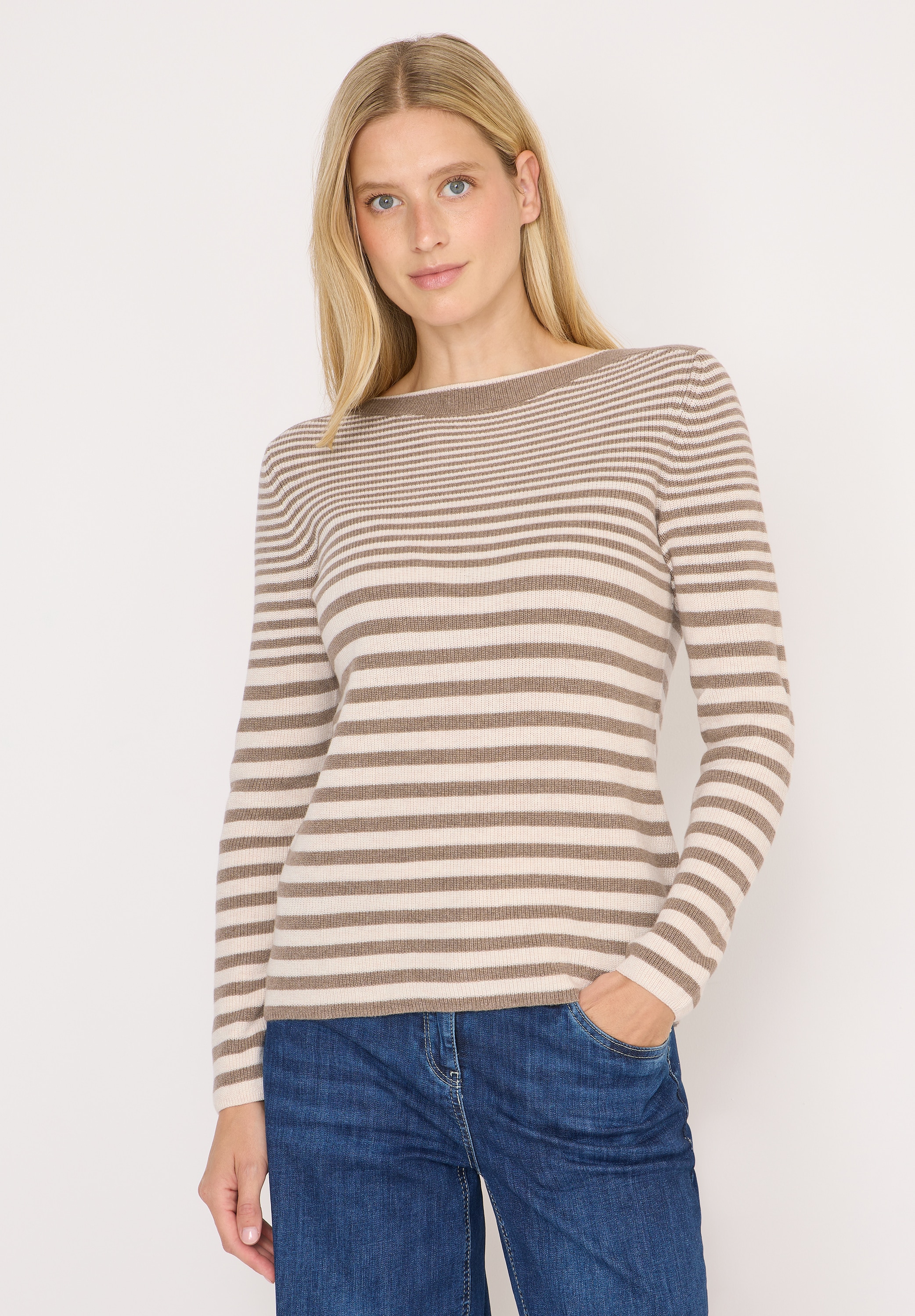 Cecil Strickpullover, aus reiner Baumwolle günstig online kaufen