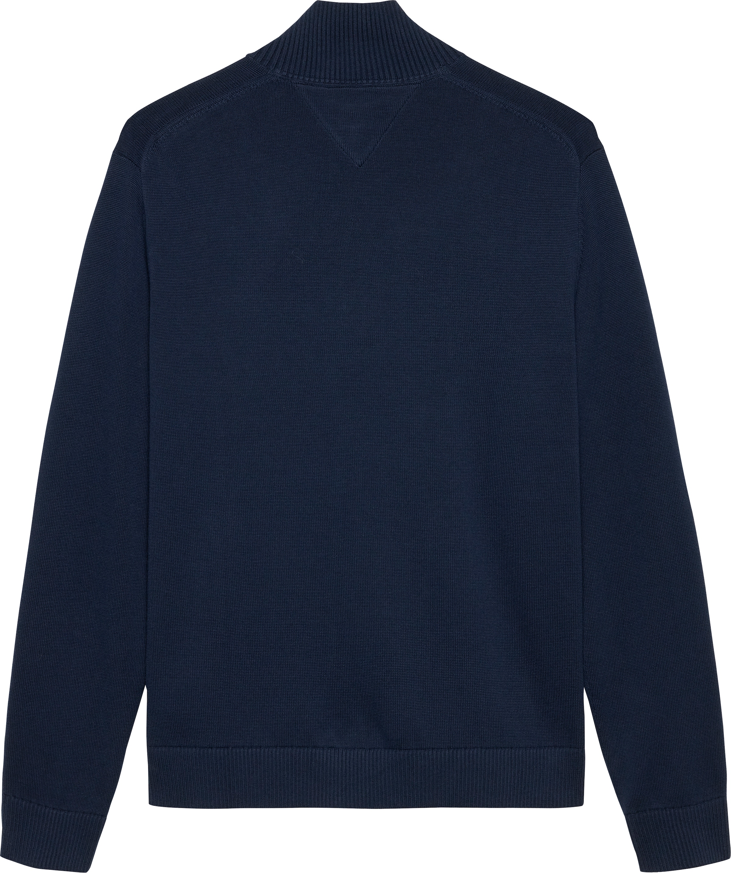 Tommy Jeans Strickpullover »TJM SLM ESS LIGHT ¼ ZIP SWTR EXT«, Mit Rundhalsausschnitt
