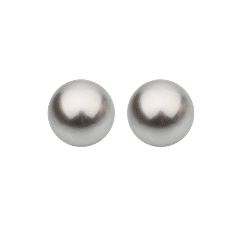 Nenalina Paar Ohrstecker »Basic Synthetische Perle 925 Silber«