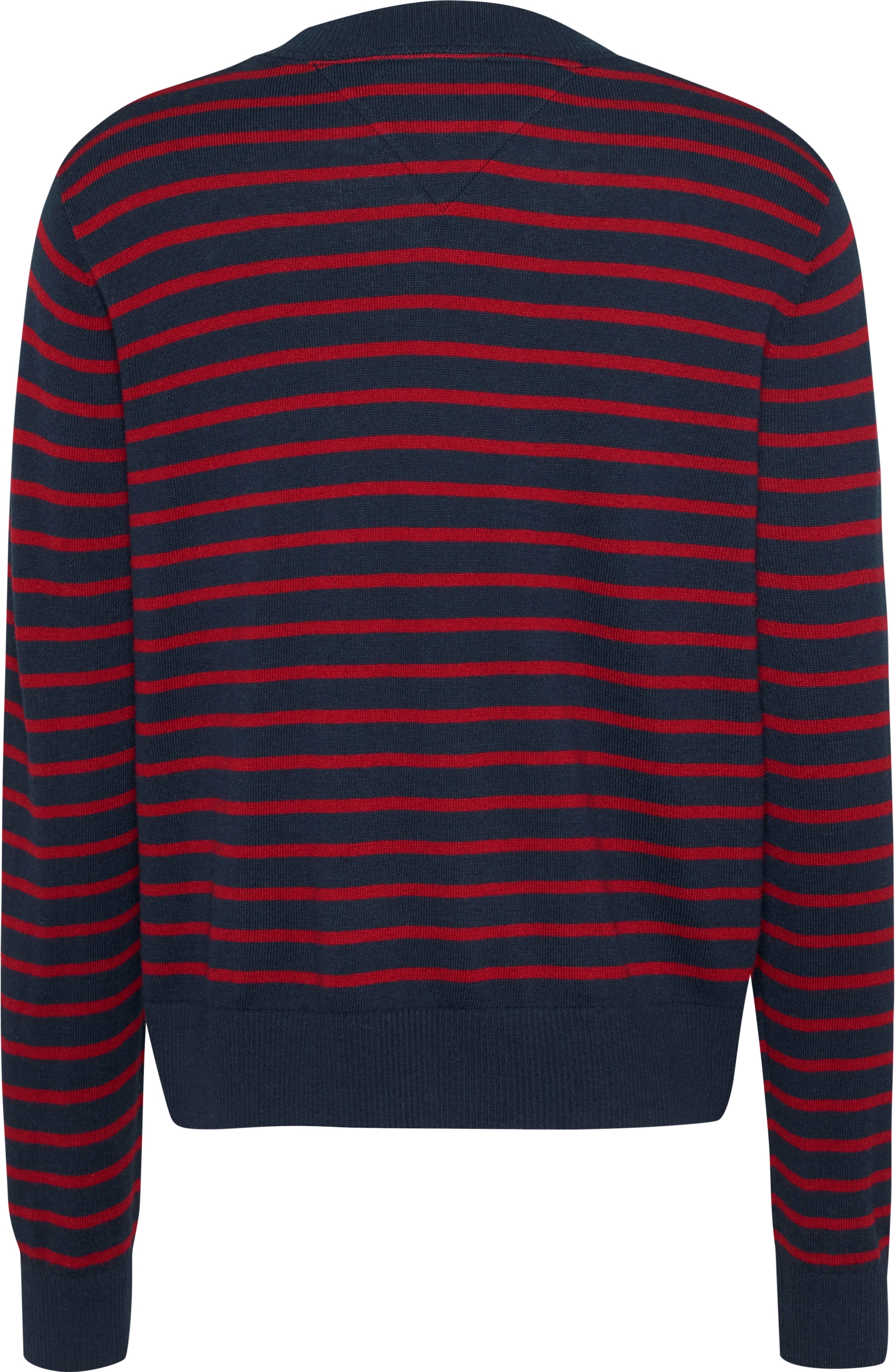 Tommy Jeans Strickpullover »TJW ESSENTIAL CREW NECK SWEATER«, mit Logostickerei