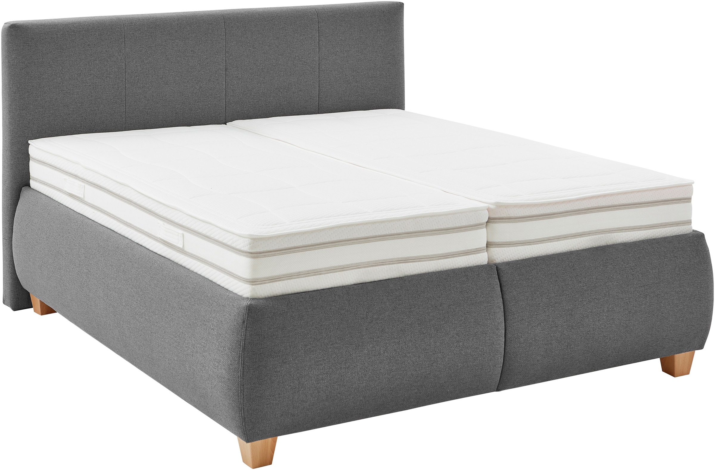 Die PlanBar Polsterbett »OC-ON20004« inkl. Matratzen u. Lattenrahmen, belastbar bis 200 Kg, 160/180x200cm