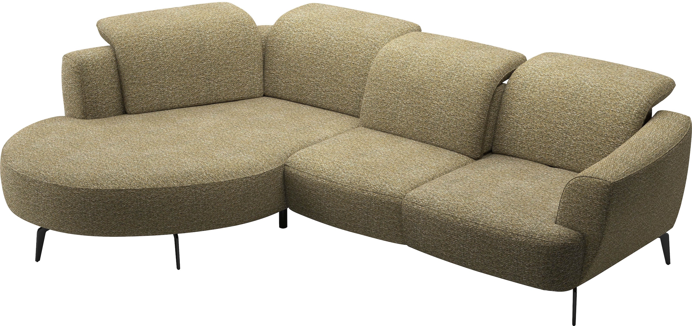 sit&more Ecksofa »Zoe«, ink.Sitztiefenverstellung, wahlweise mit Kopfteilverstellung