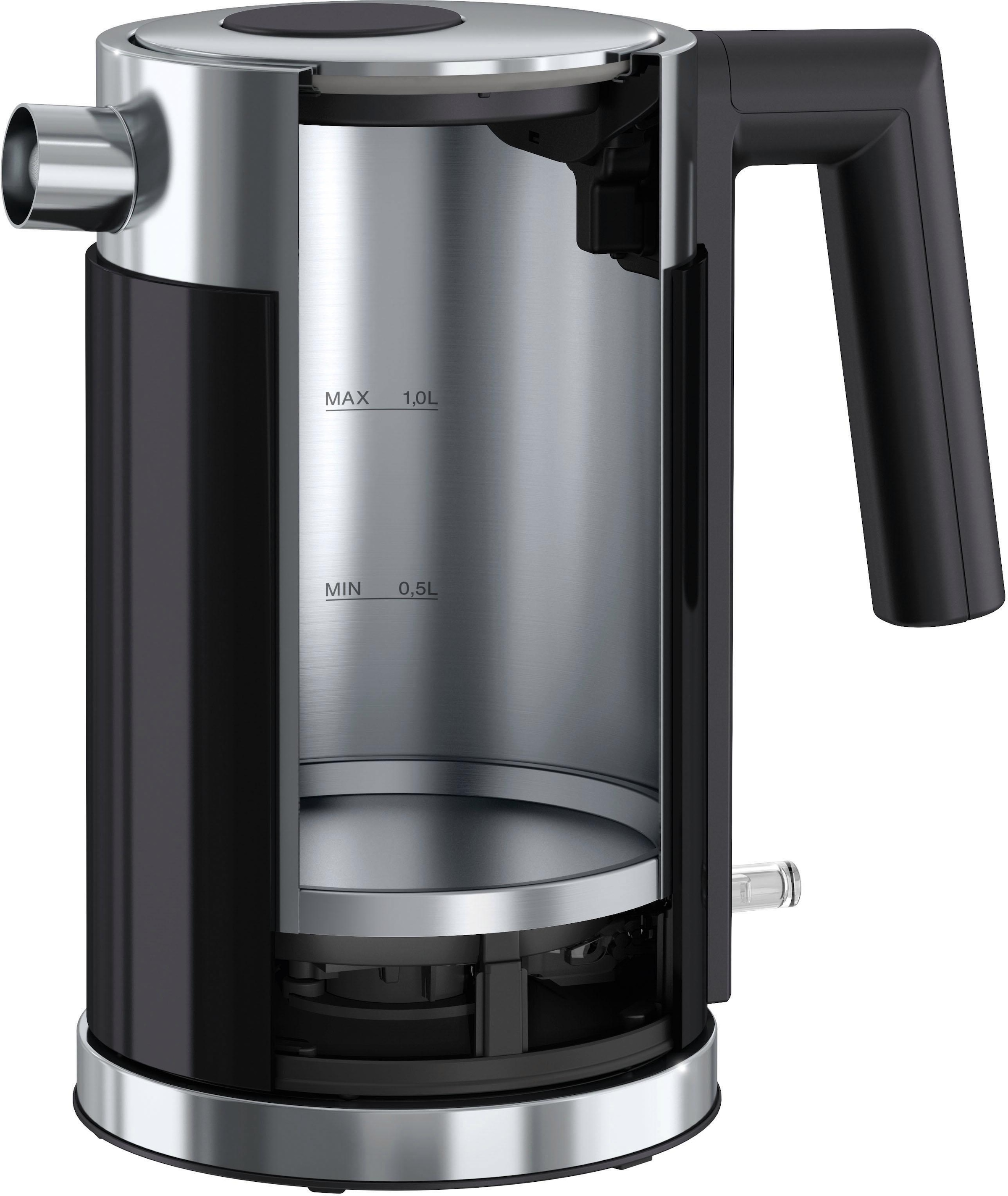 Graef Wasserkocher »WK 402«, 1 l, 1850 W, Edelstahl, schwarz