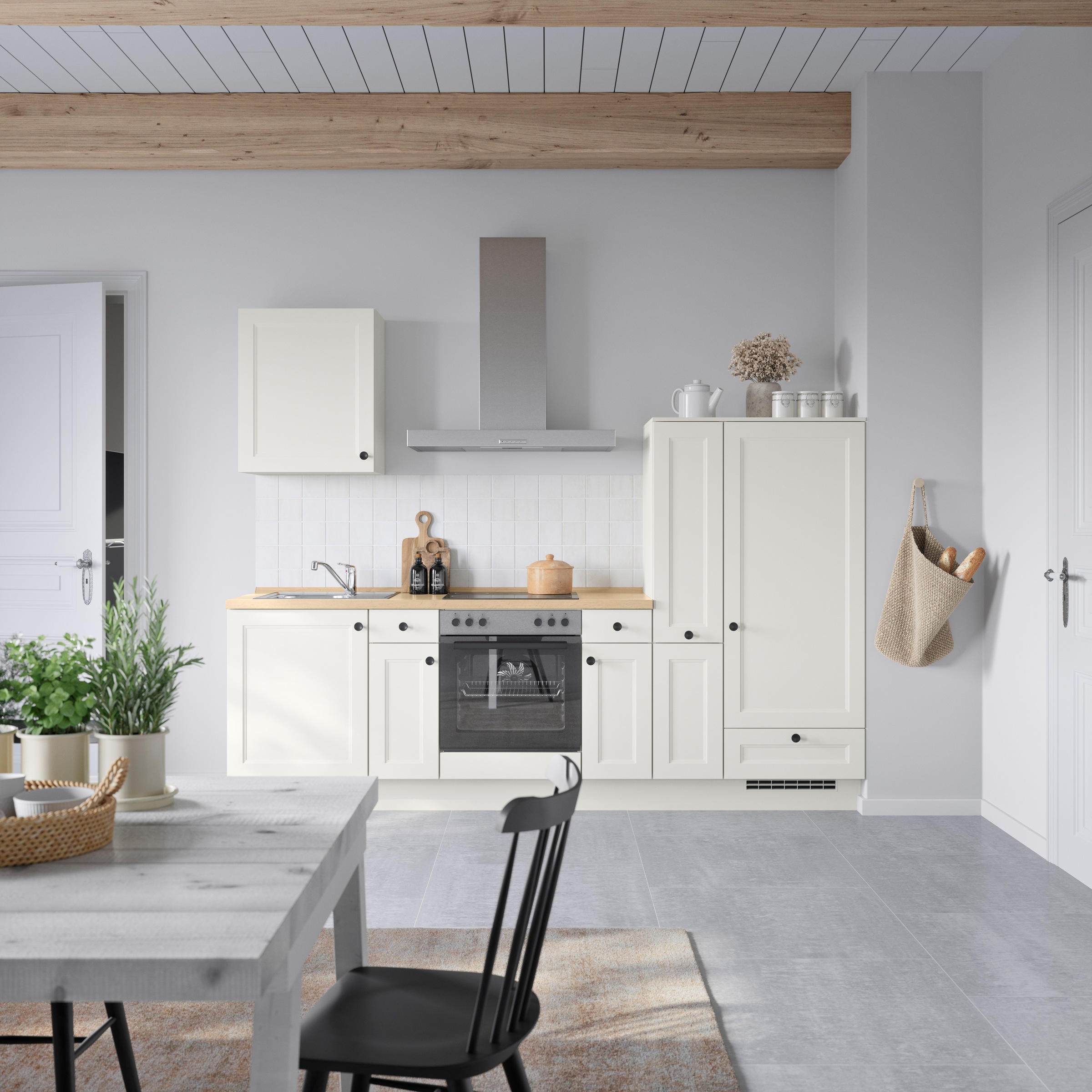 nobilia® Küchenzeile »"Cascada I"«, vormontiert, Ausrichtung wählbar, Breite 270 cm, wahlw. mit E-Geräten