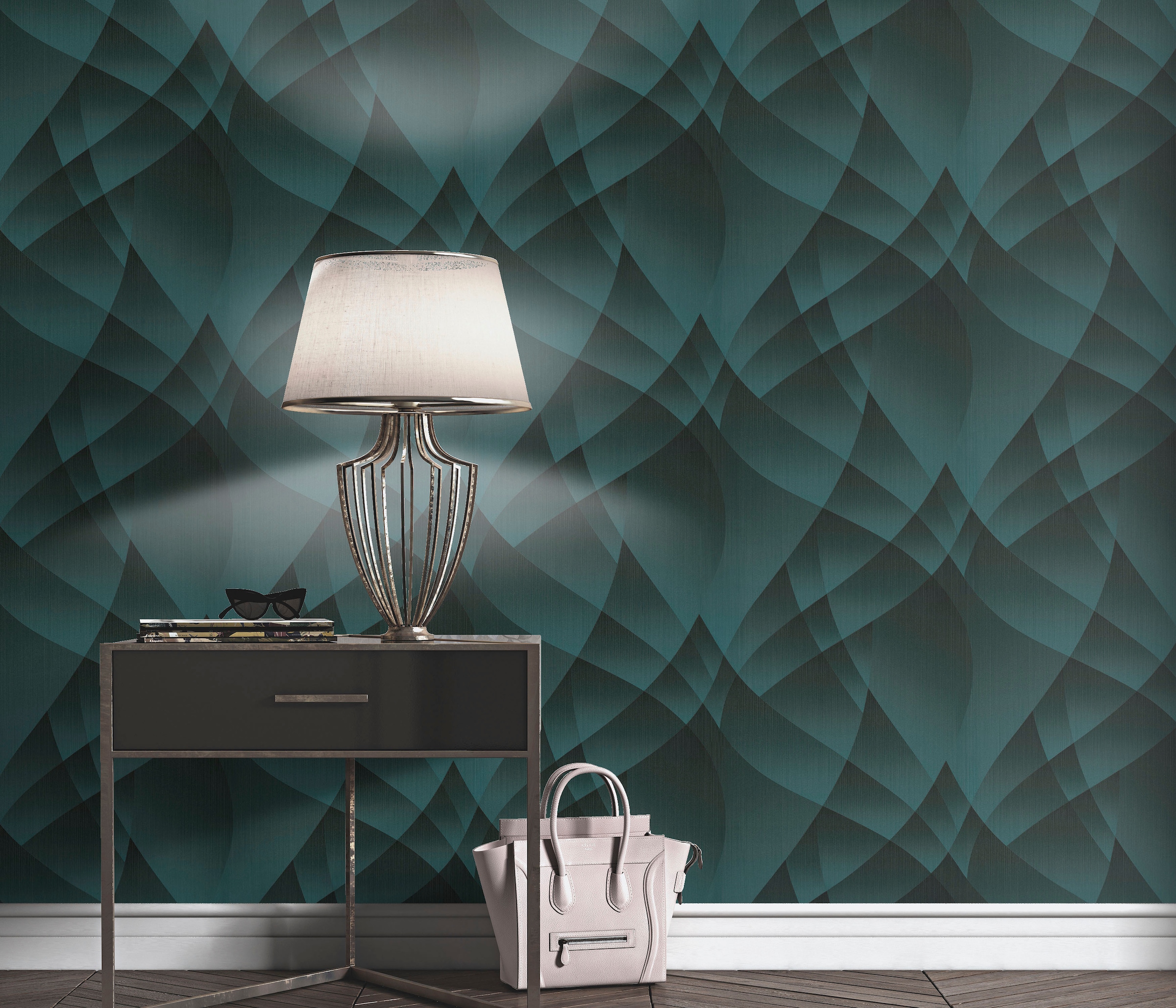 Fashion for walls Vliestapete »Lumina«, geometrisch, Phthalate frei, GUIDO MARIA KRETSCHMER