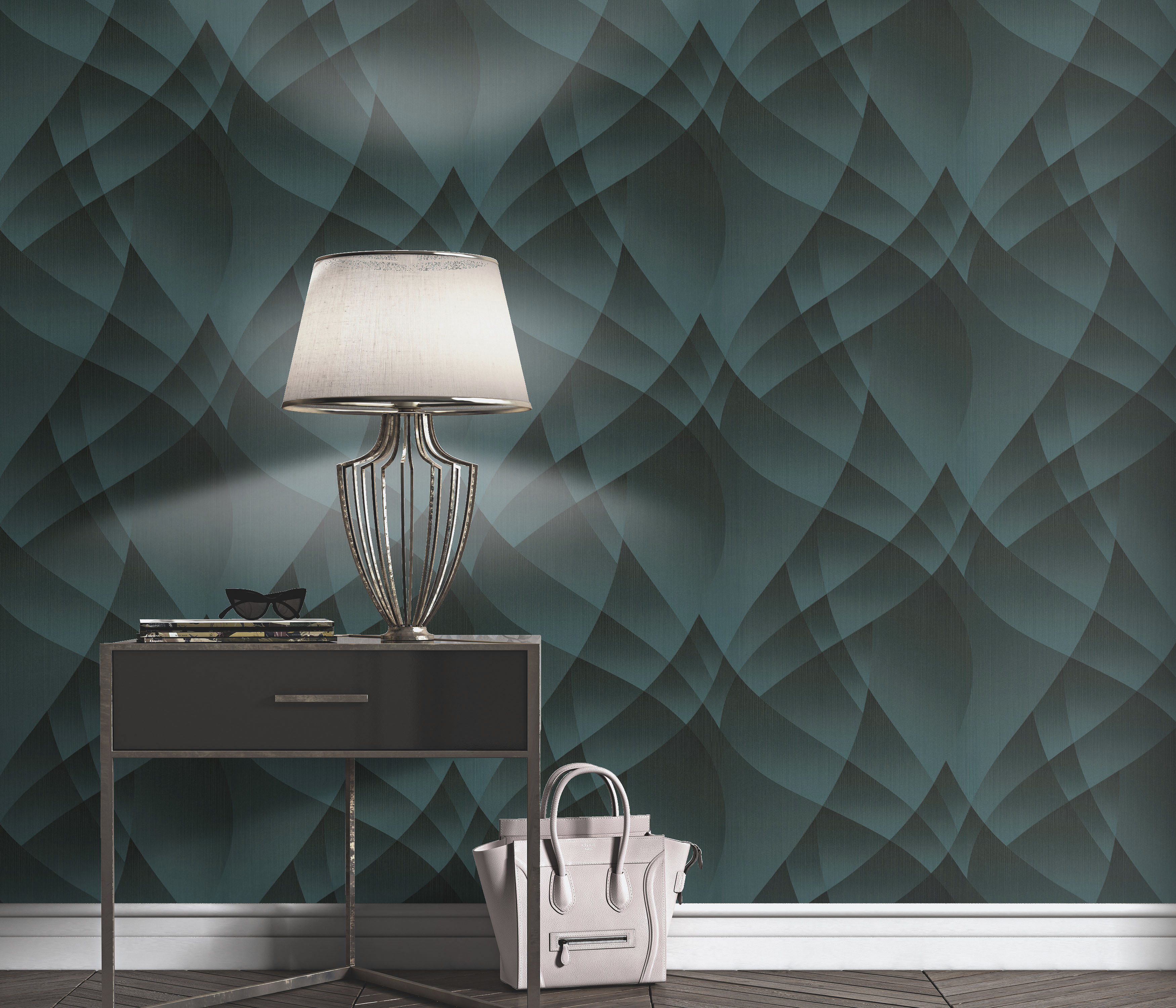 Fashion for walls Vliestapete "Lumina" geometrisch geprägt Phthalate frei