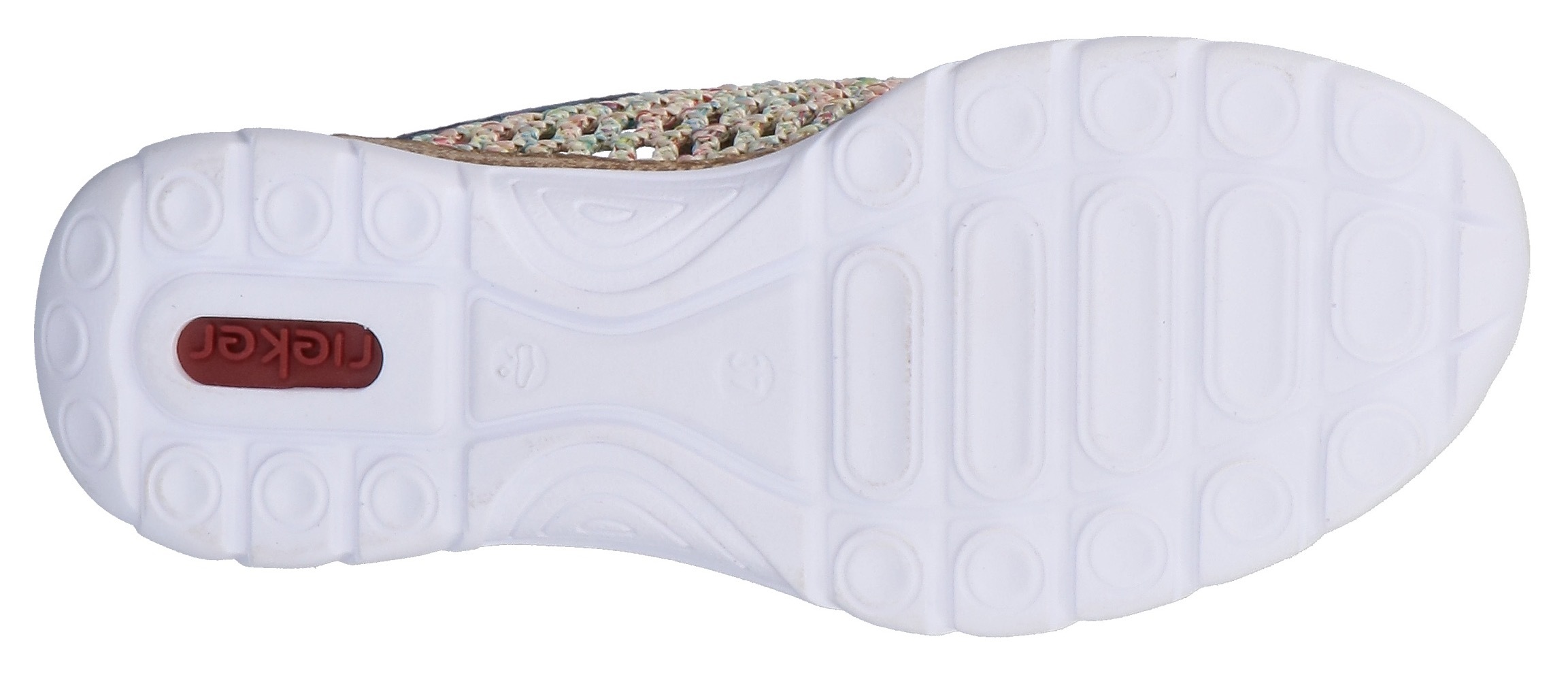 Rieker Slip-On Sneaker  Slipper, Freizeitsneaker, Halbschuh mit Schnellverschluss