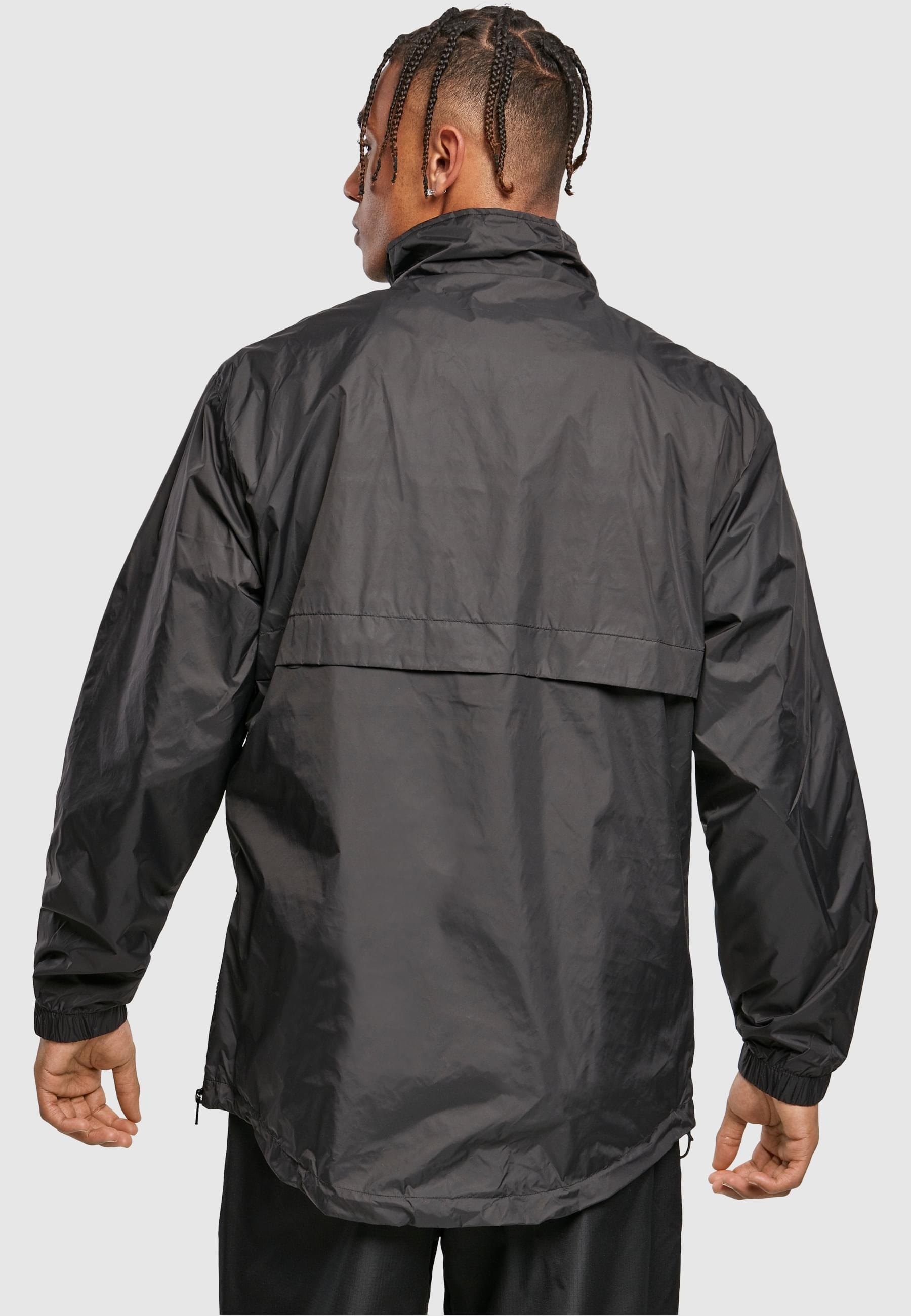 URBAN CLASSICS Allwetterjacke »Urban Classics Herren Stand Up Collar Pull Over Jacket«, (1 St.), ohne Kapuze