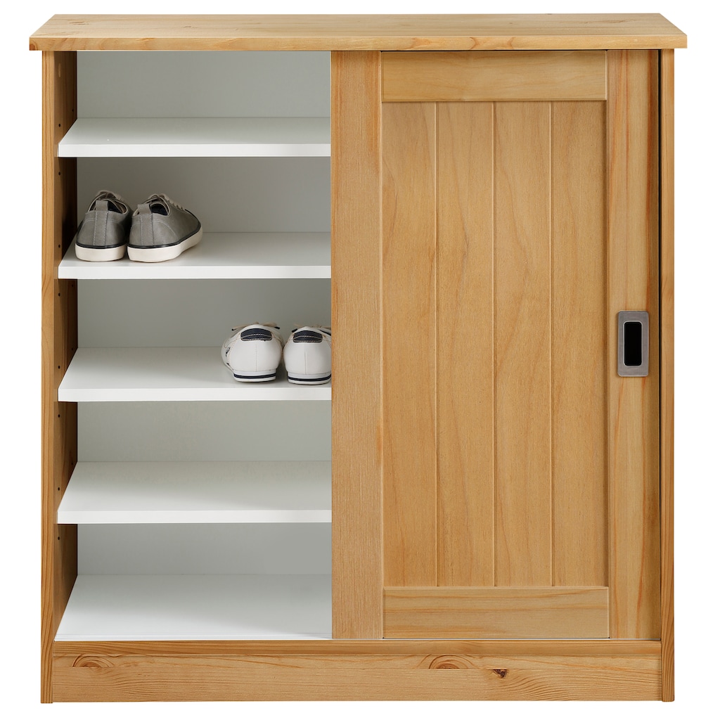 Home affaire Schuhschrank »Nekso«, Breite 83 cm, aus MDF oder Massivholz, FSC®-zertifiziert