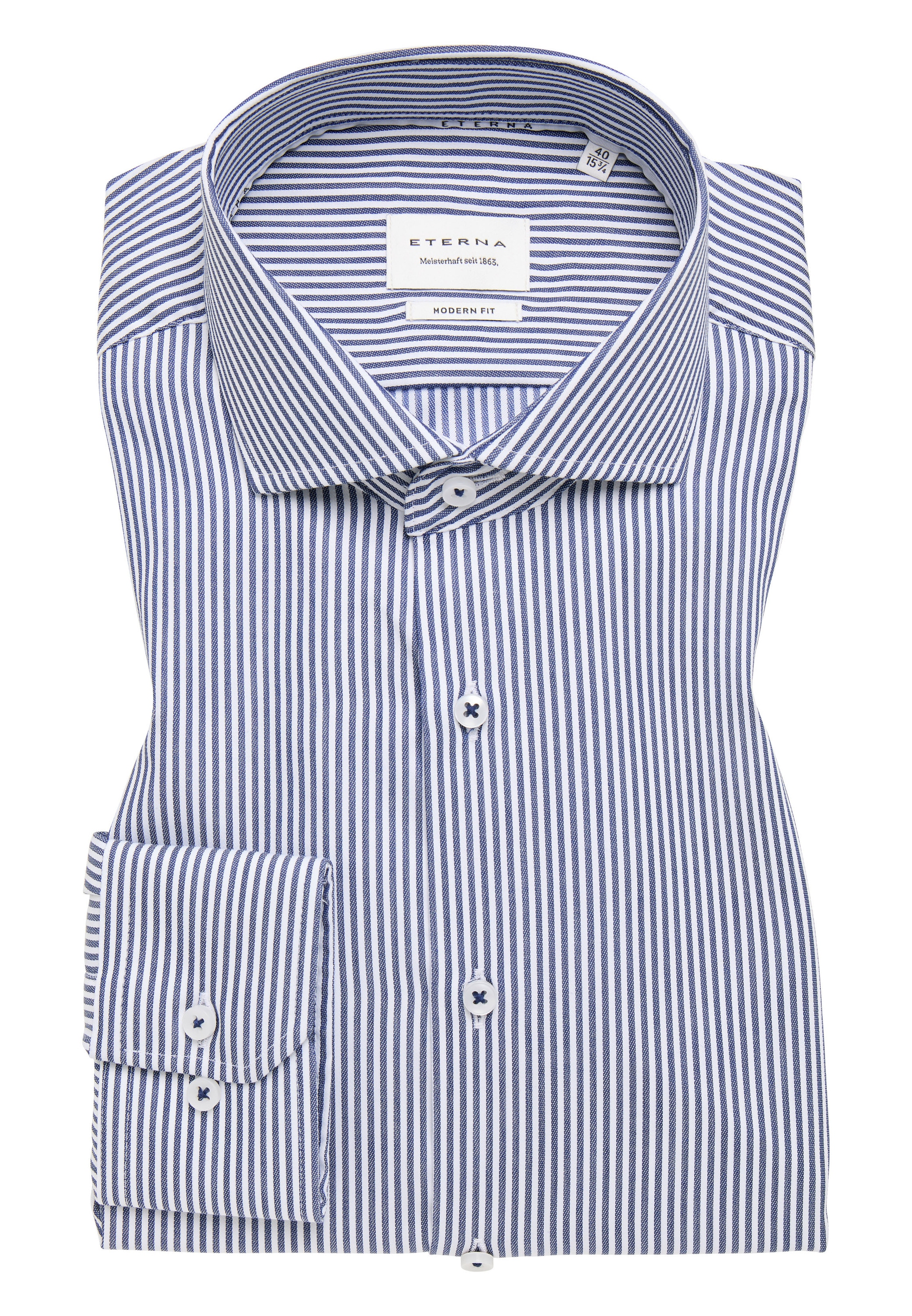 Eterna Langarmhemd »MODERN FIT« NON IRON (bügelfrei)