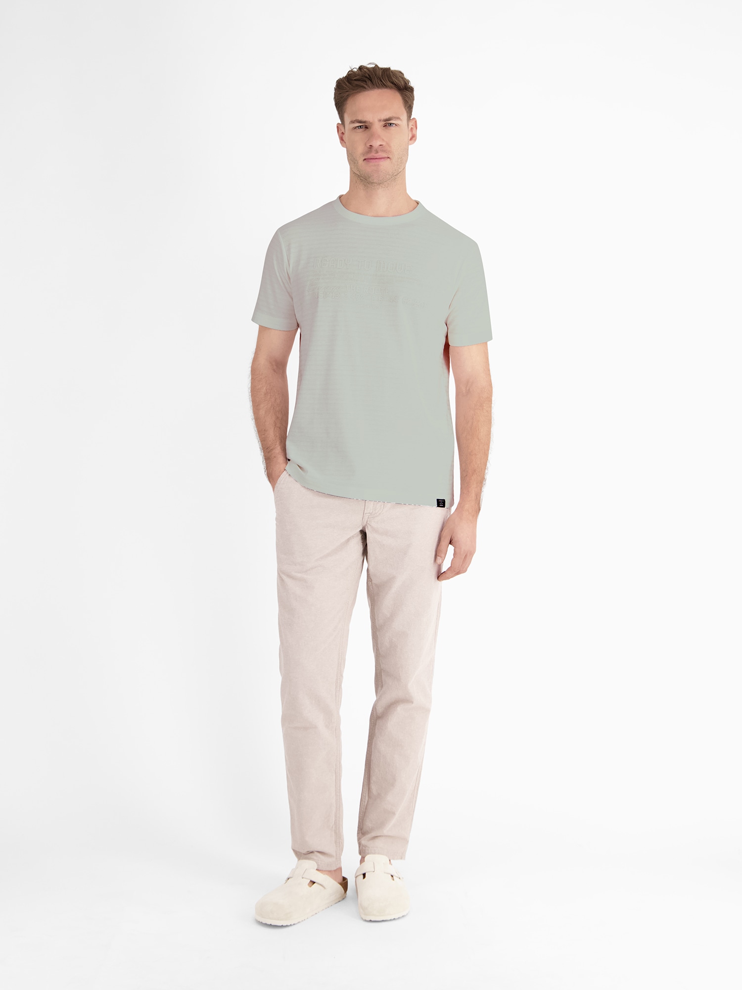 LERROS T-Shirt »T-Shirt in Strukturqualität«