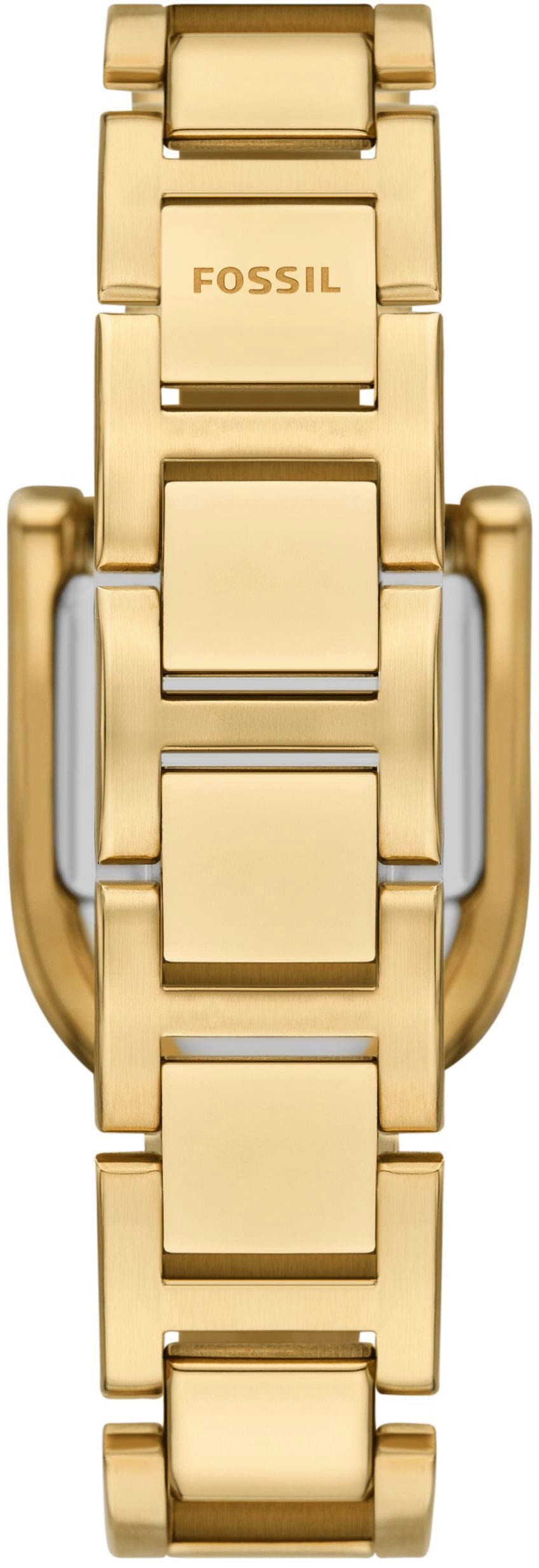 Fossil Quarzuhr »HARWELL«, Armbanduhr, Damenuhr, Edelstahlarmband