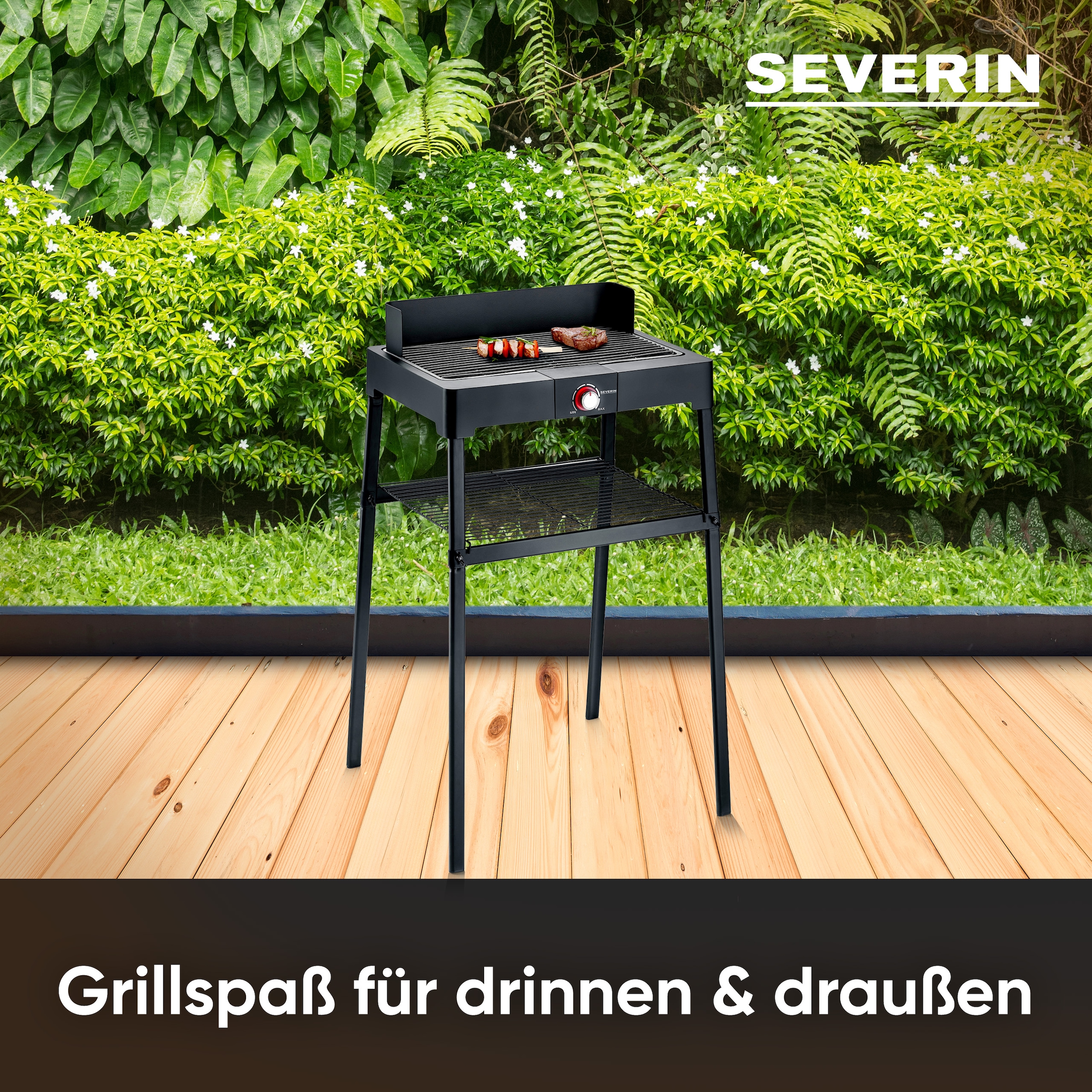 Severin Standgrill »PG 8566«, 2200 W, Elektrogrill mit Grillrost