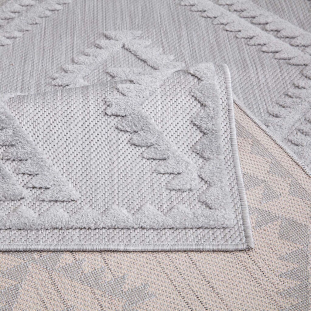 Carpet City Tappeto A Pelo Lungo Shaggy In Crema/Grigio Moderno