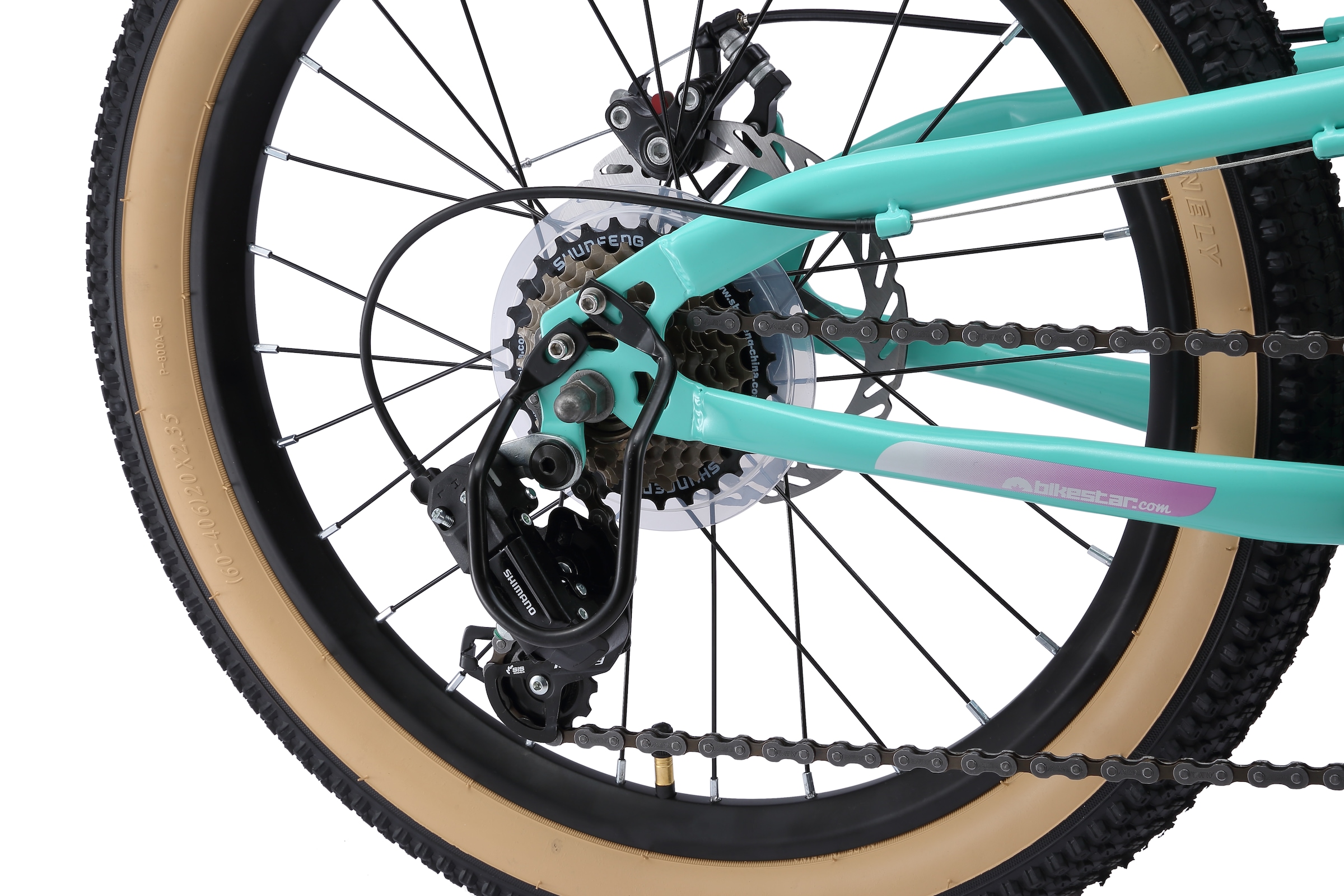 Bikestar Jugendfahrrad 7 Gang Shimano RD-TY21 Schaltwerk Kettenschaltung