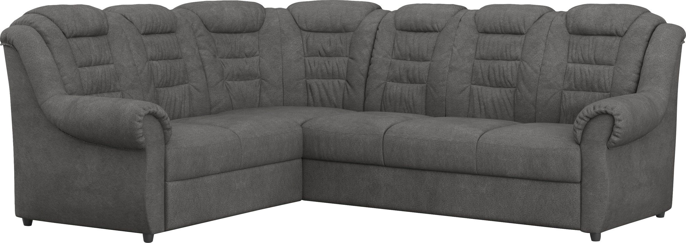 Home affaire Ecksofa »Boston L-Form«, mit hoher Rückenlehne, wahlweise mit Bettfunktion & Stauraum