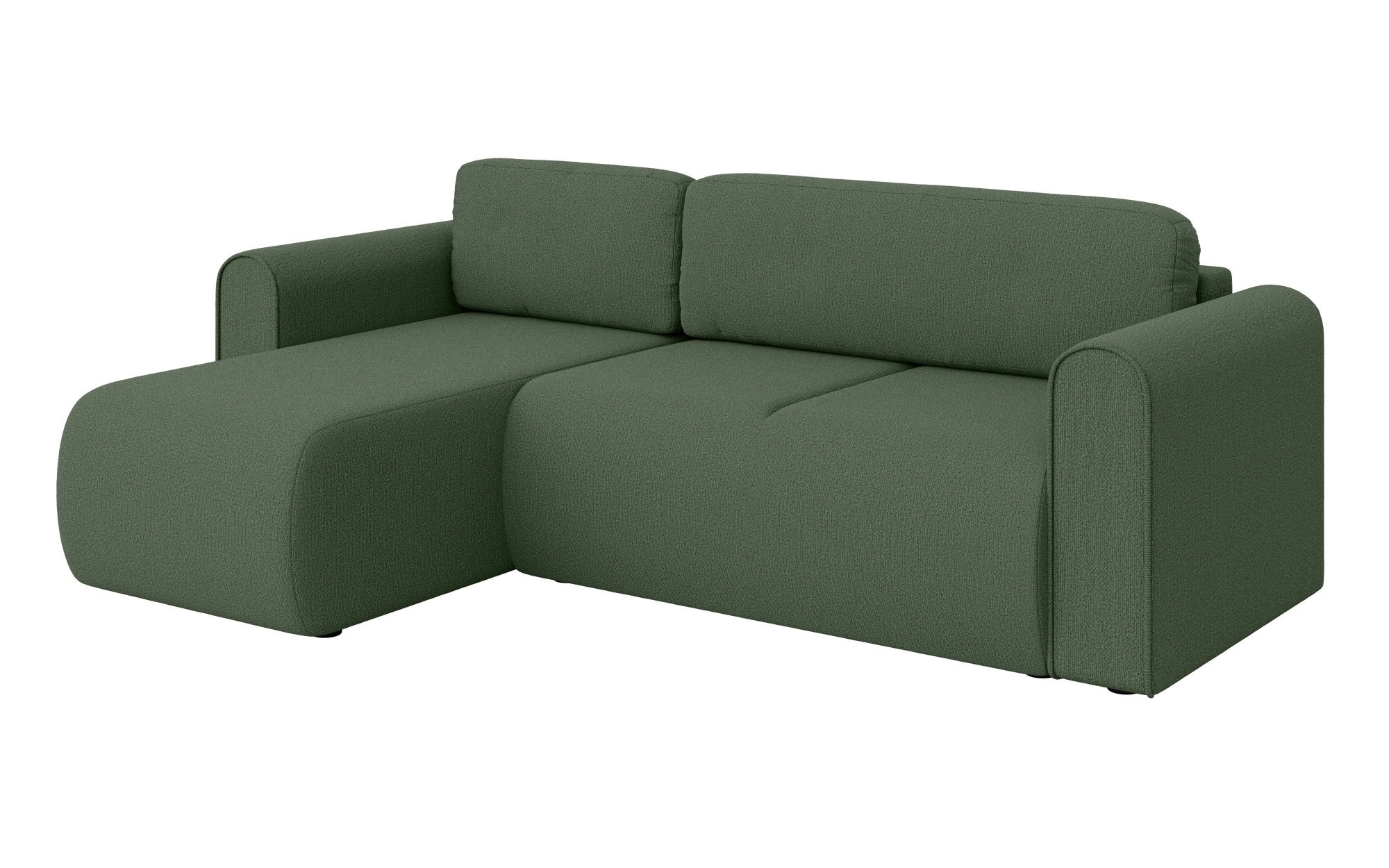 INOSIGN Ecksofa »Zacharia wahlweise Schlafsofa mit Bettkasten, B/T/H 250/166/86 cm«, L-Form mit Wellenunterfederung, Recamiere beidseitig montierbar
