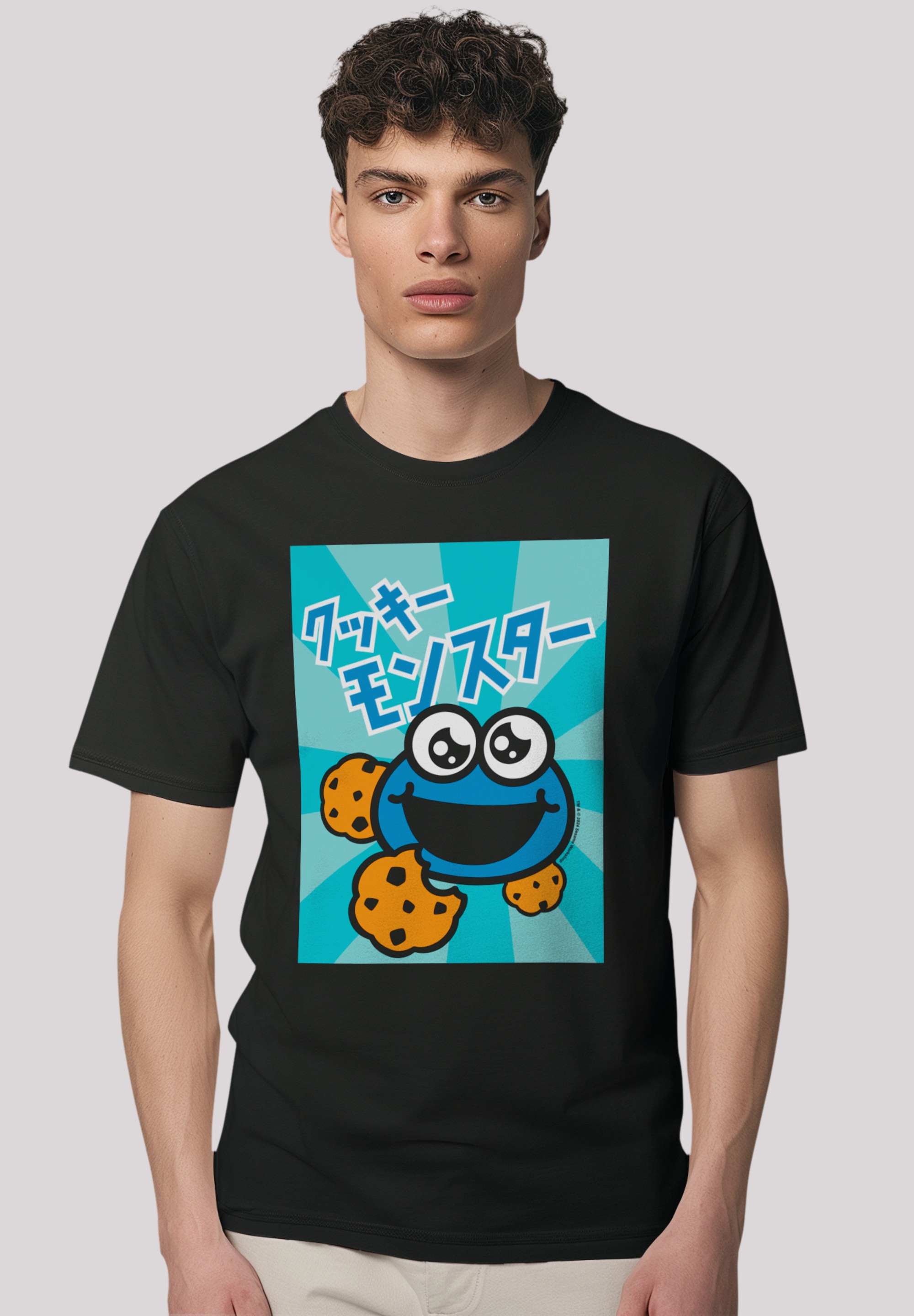 F4NT4STIC T-Shirt "Sesamstraße Cookie Monster Anime", Premium Qualität günstig online kaufen