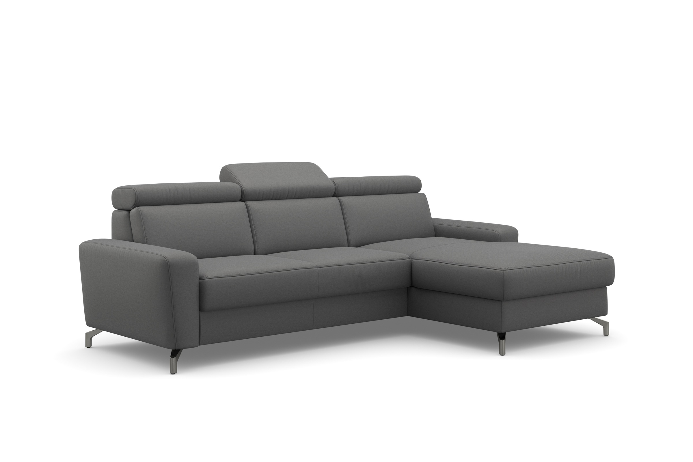 sit&more Ecksofa »Scarlett L-Form« inklusive Kopfteilverstellung, wahlweise mit Bettfunktion, Bettkasten