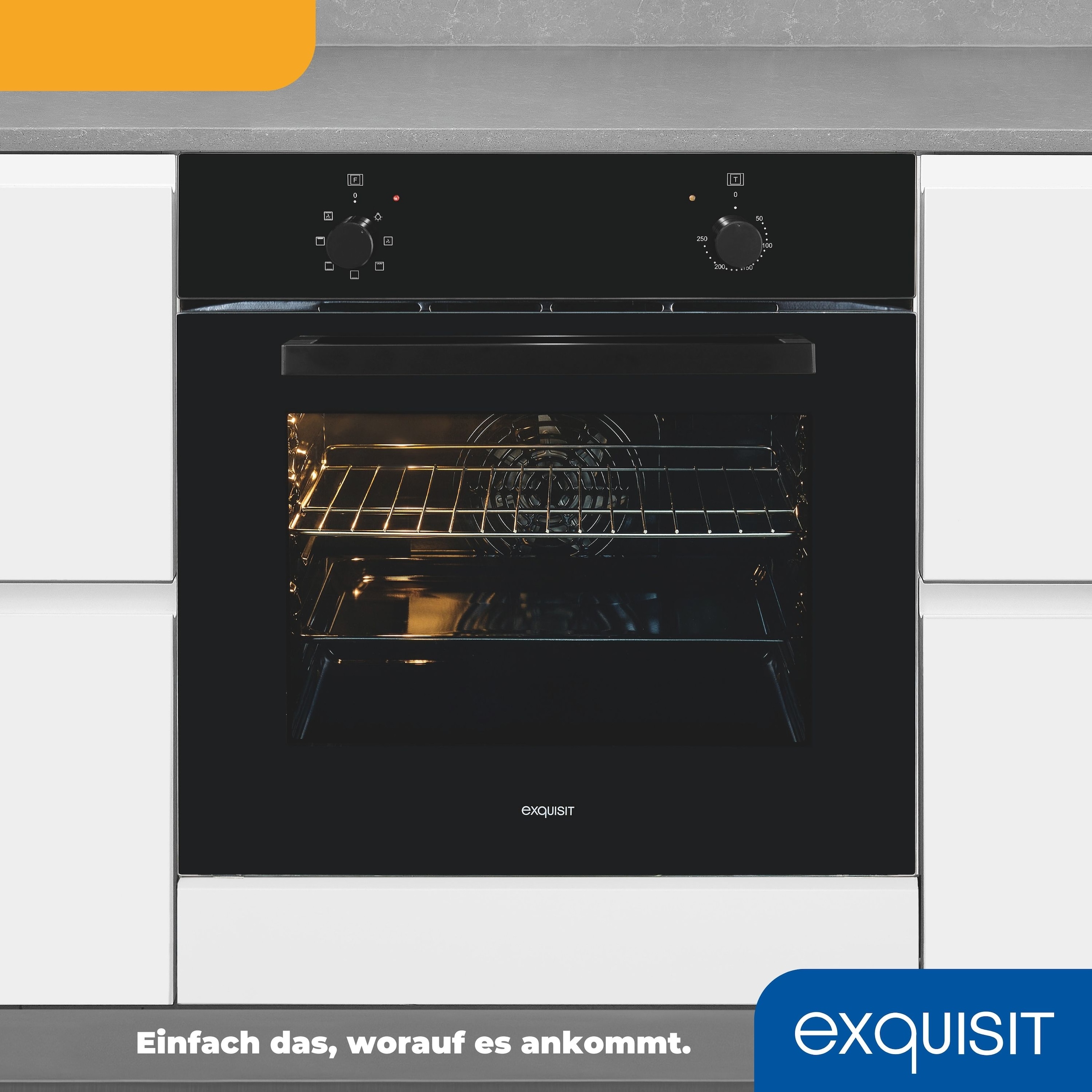 exquisit Einbaubackofen  »EBE255-U-020«