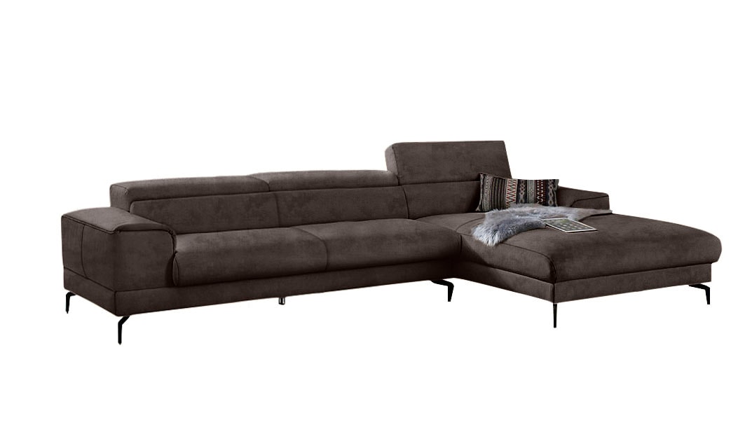 W.SCHILLIG Ecksofa "piedroo, Designsofa mit tollem Sitzkomfort, bequem, L-F günstig online kaufen