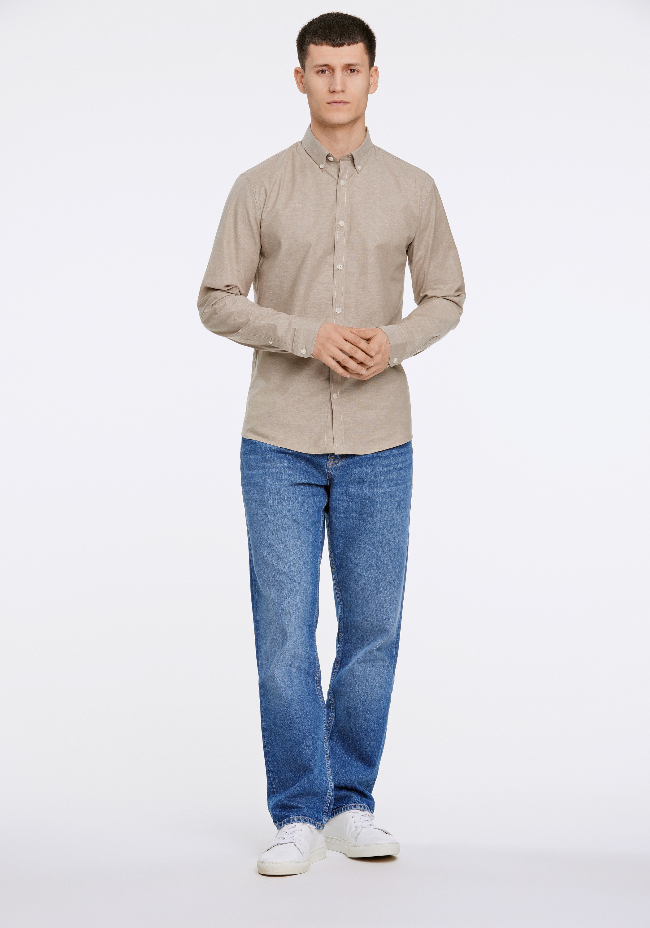 LINDBERGH Businesshemd »Oxford-Hemd (Langarm) Slim Fit«
