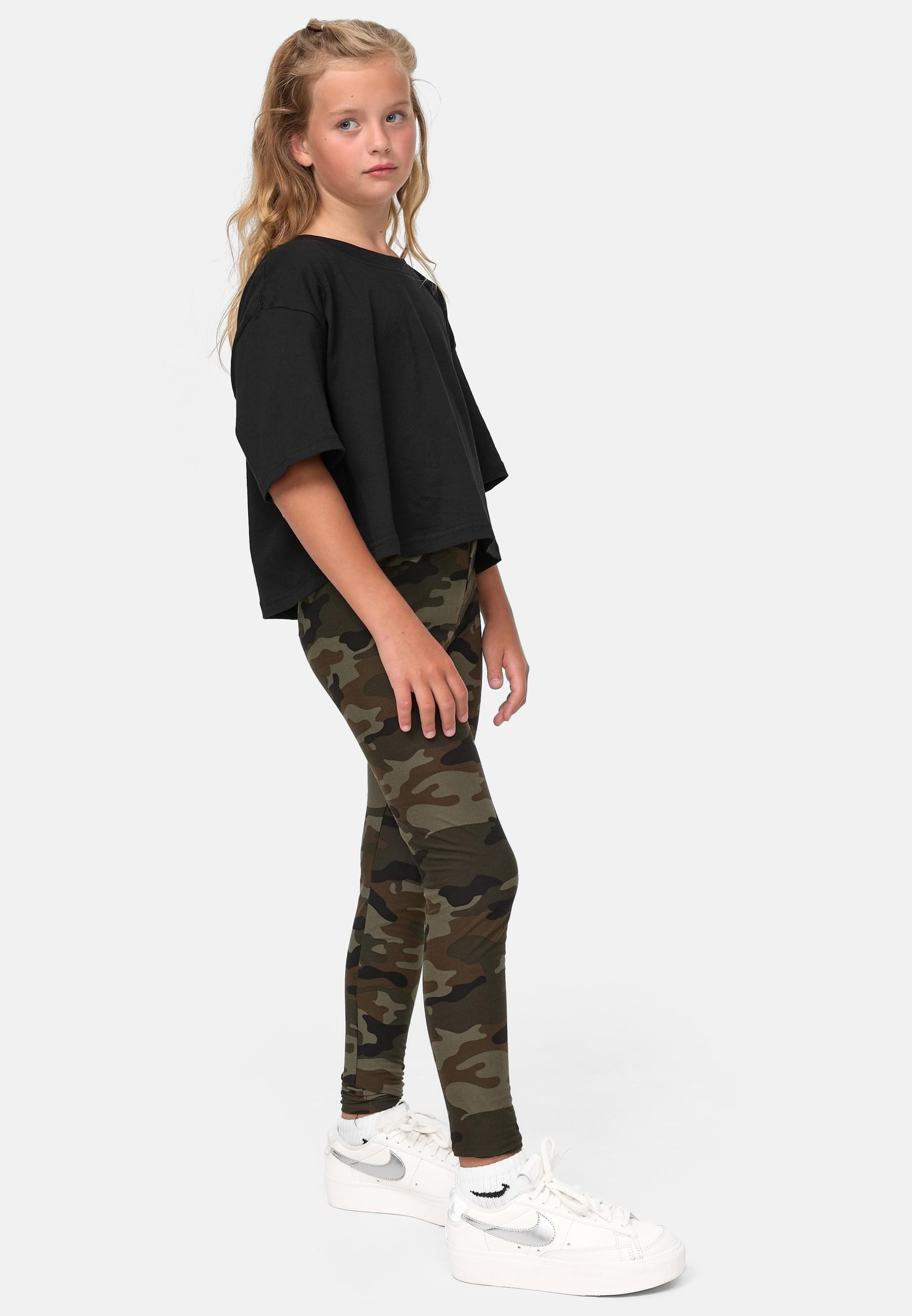 URBAN CLASSICS T-Shirt »Urban Classics Damen Girls Short Kimono Tee«, (1 tlg.)