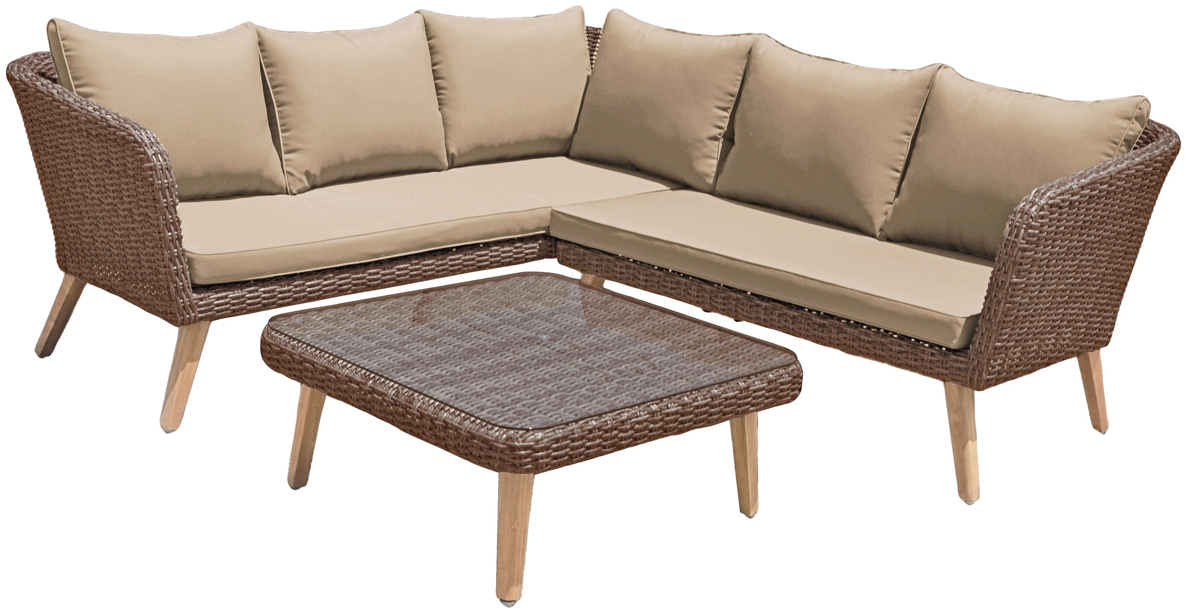 Garden Pleasure Garten-Essgruppe "PAMPLONA", (1 tlg.), mit bequemer Polster günstig online kaufen