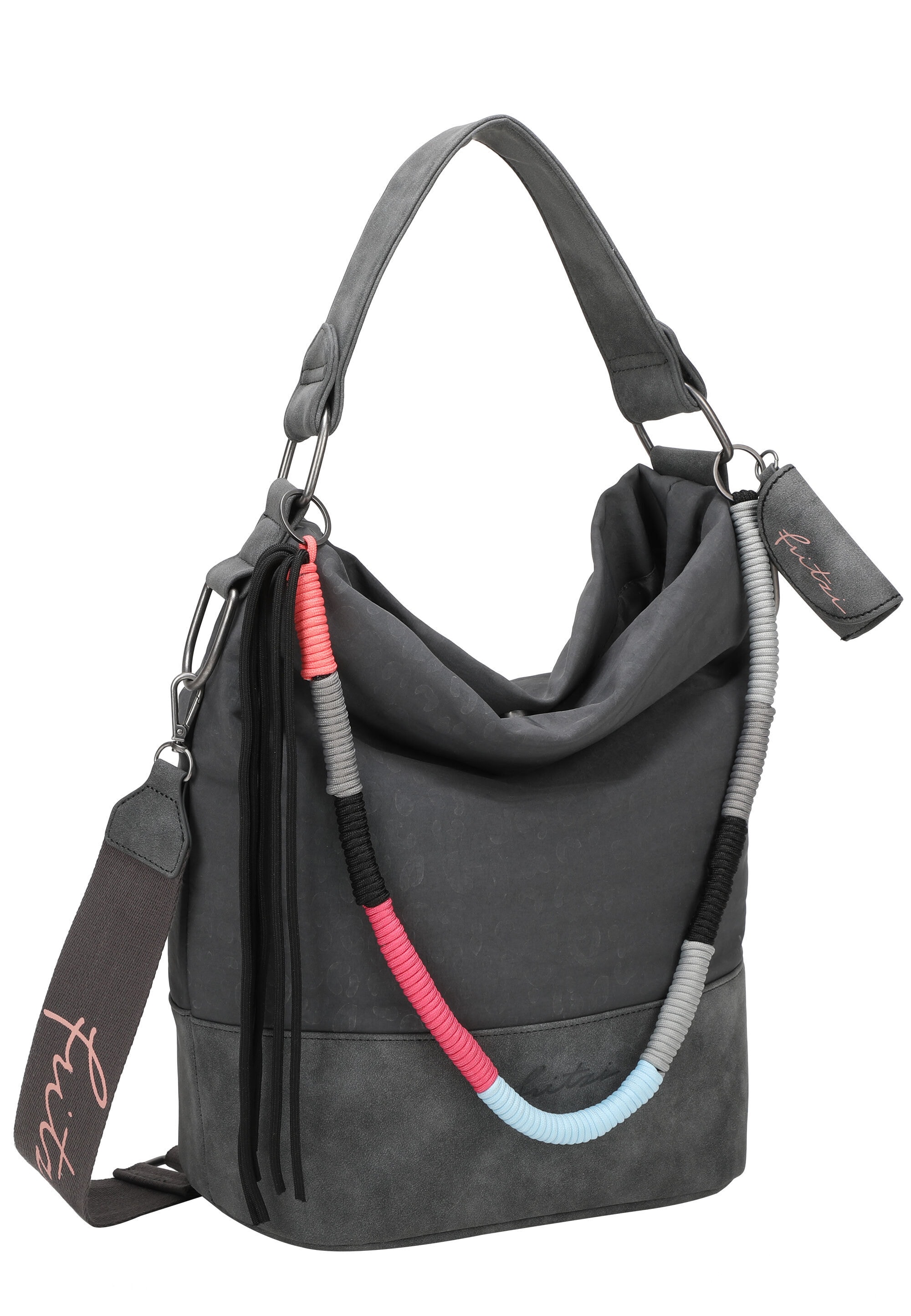Fritzi aus Preußen Schultertasche »Olga Limited Leo Rainbow« mit Leo-Print