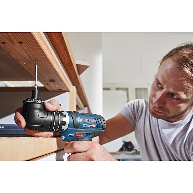 Aufsätze Ladegerät, 12V-15«, Bosch | »GSR auf Akkus, (Set), und Koffer Akku-Bohrschrauber 2 Flexi-Click Professional Rechnung inkl. BAUR