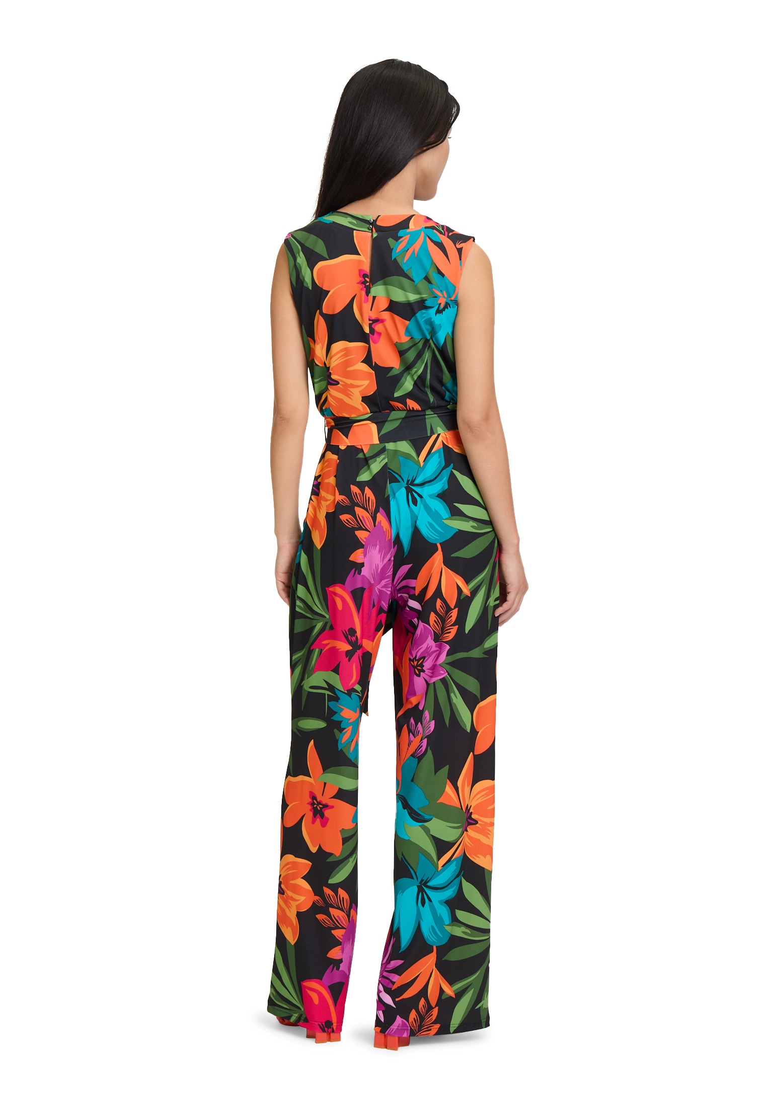 Vera Mont Overall »Vera Mont Jumpsuit mit Bindegürtel«, (1 tlg.), Druck